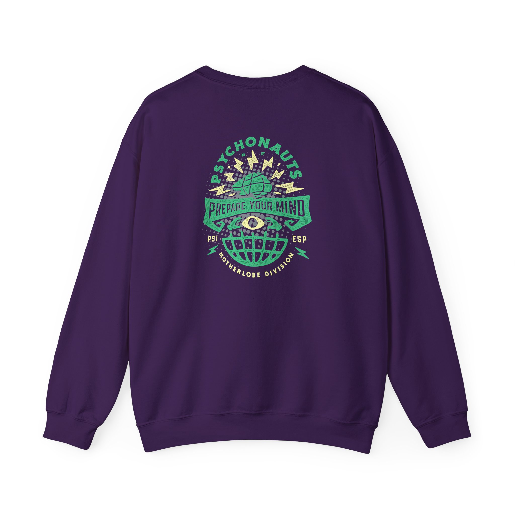 Double Fine Psychic Agency Unisex Heavy Blendâ„¢ Crewneck Sweatshirt