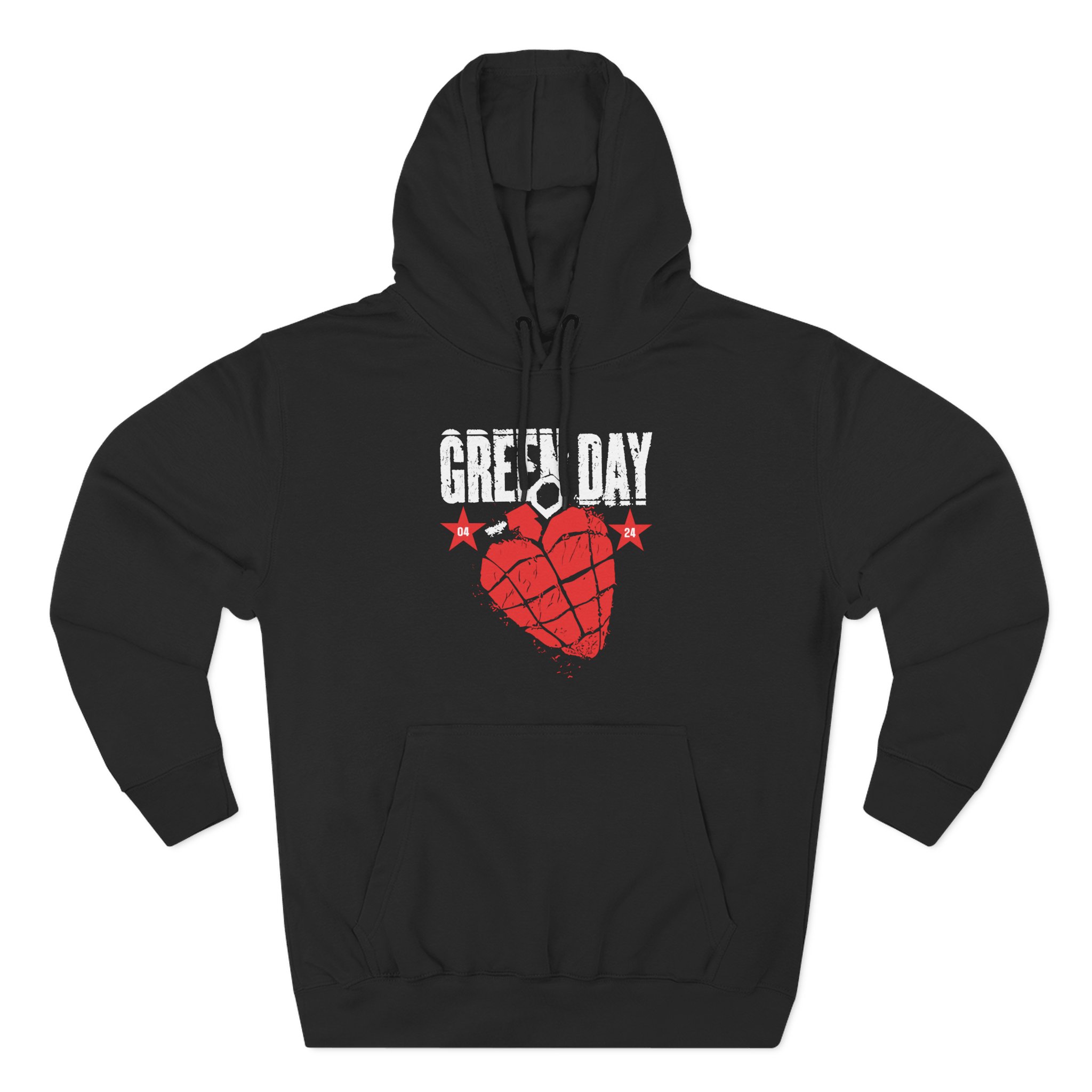 Green Day 20 Years of Idiot Three-Panel Fleece Hoodie
