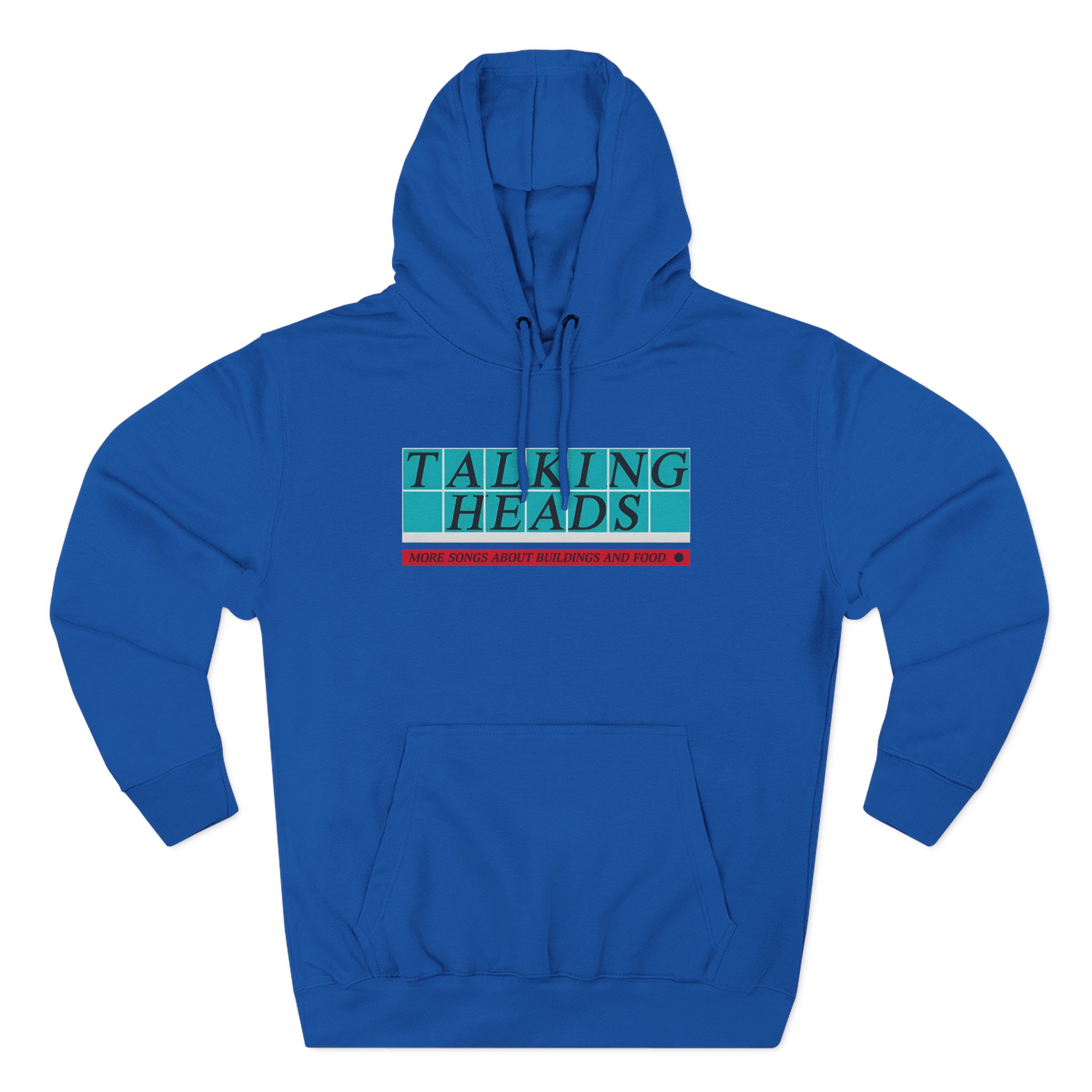 Talking Heads Tiled Logo Three-Panel Fleece Hoodie