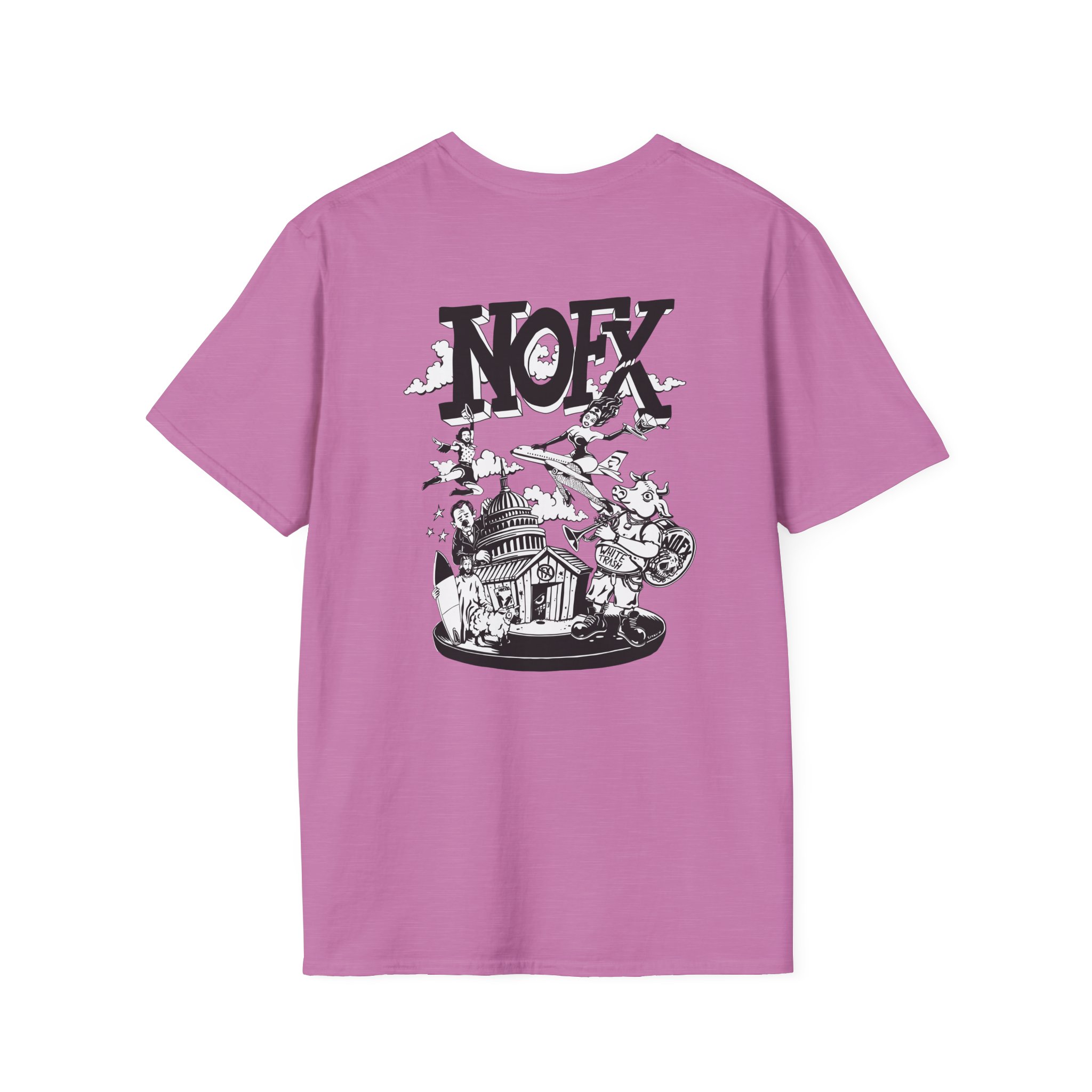 Nofx Allbums Unisex Softstyle T-Shirt