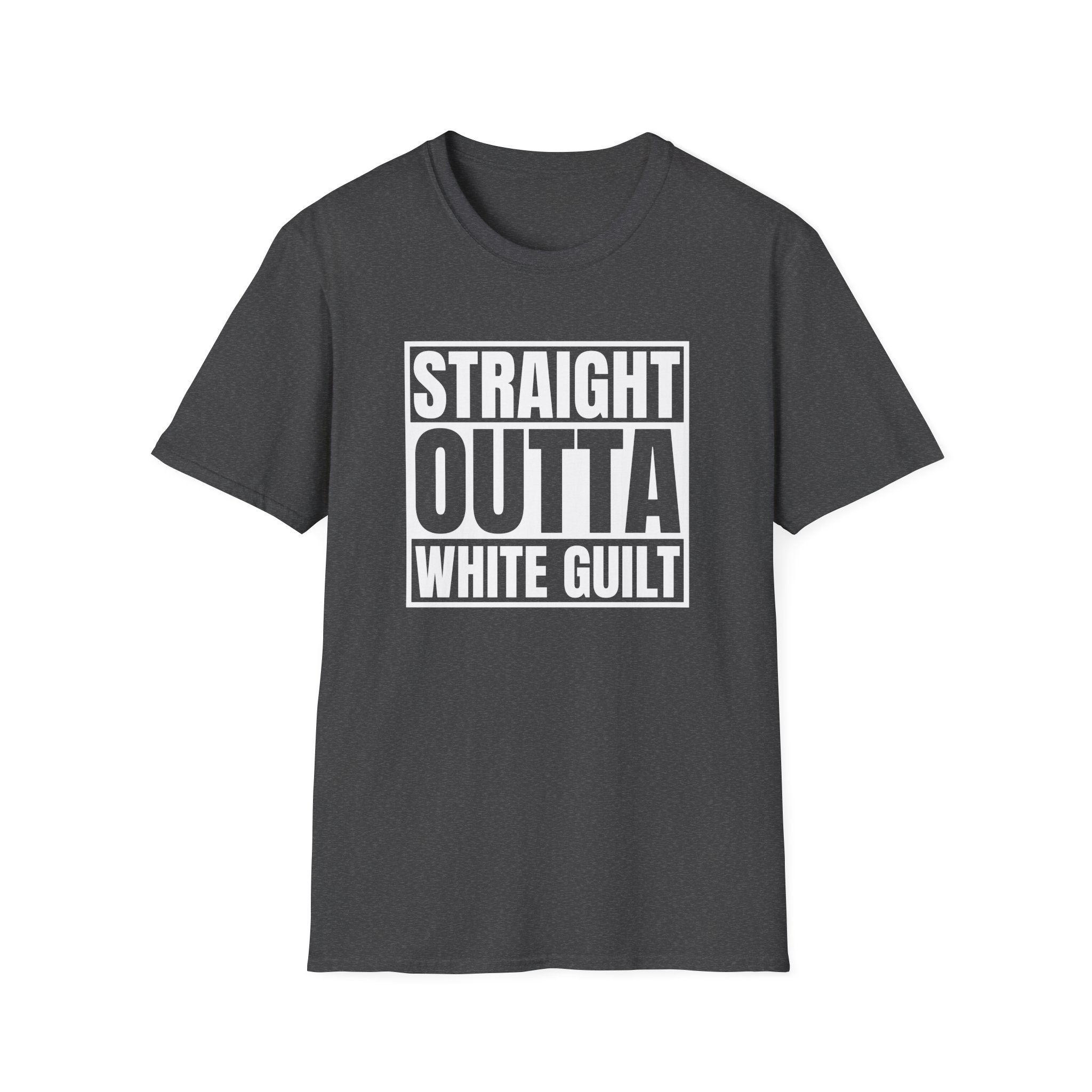 Upchurch Straight Outta White Guilt Unisex Softstyle T-Shirt