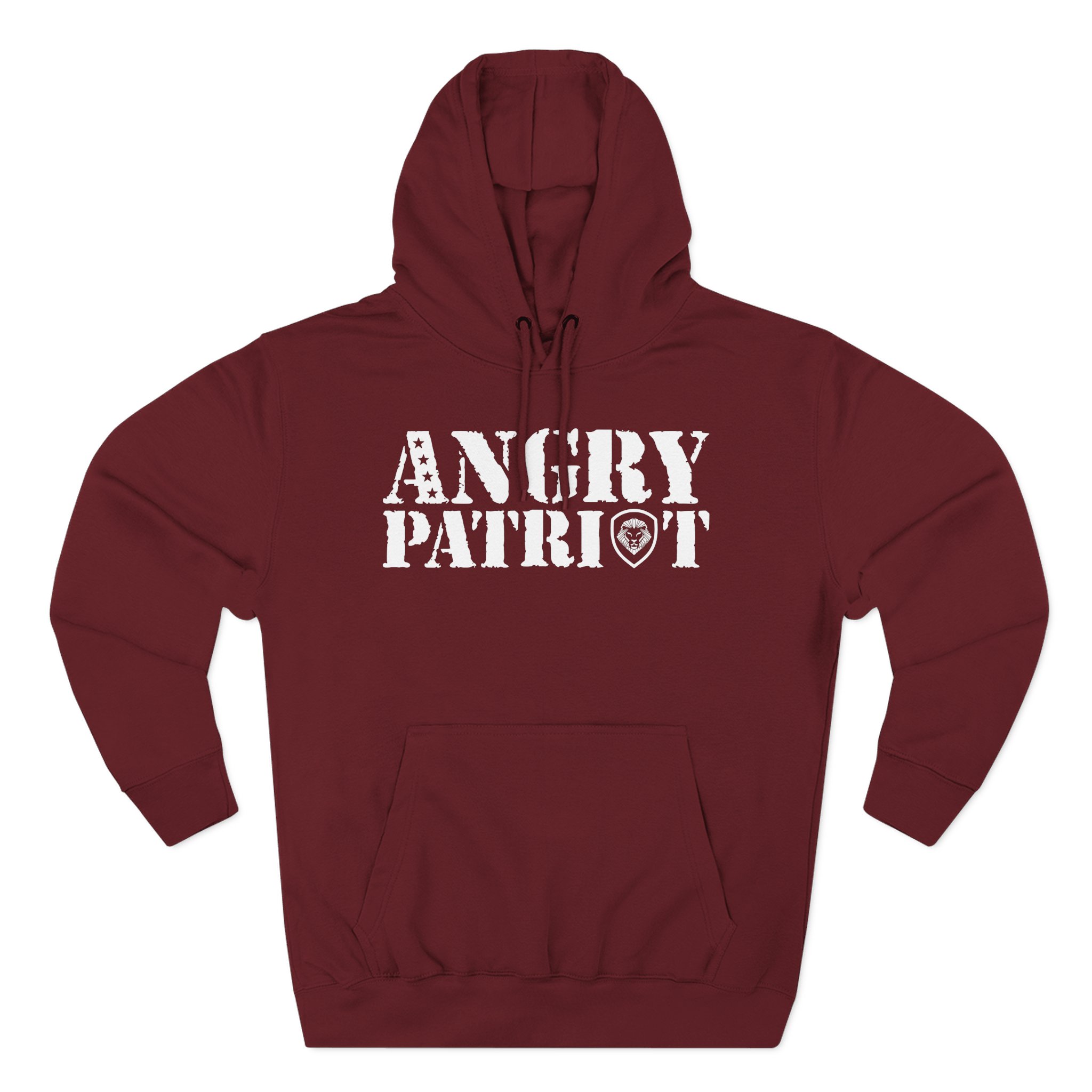 Valuetainment Angry Patriot Three-Panel Fleece Hoodie