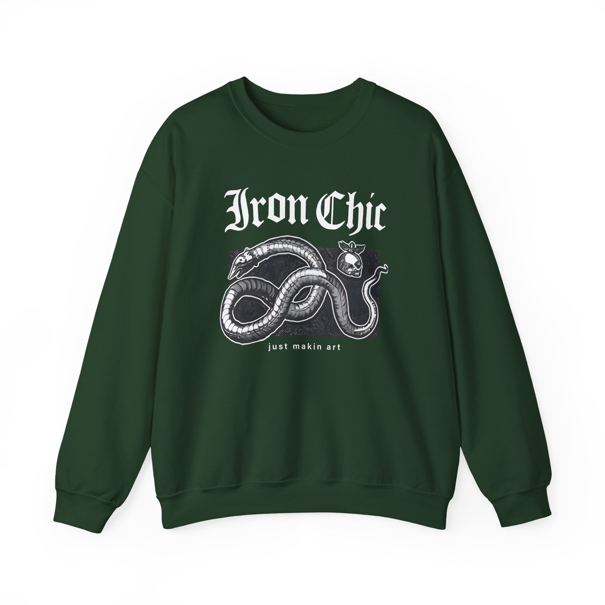 Iron Chic Makin' Art Unisex Heavy Blend Crewneck Sweatshirt