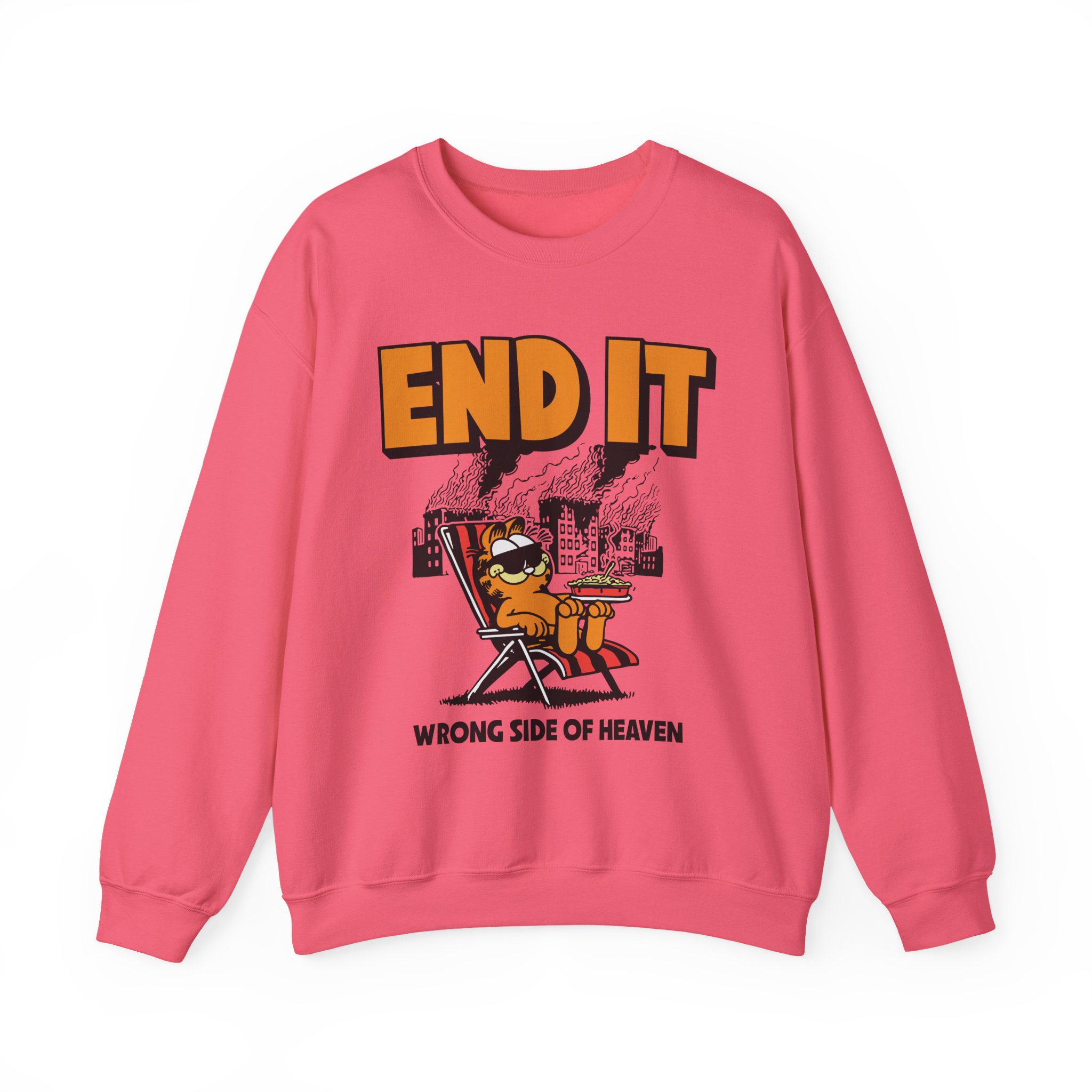 End It Garfield Unisex Heavy Blendâ„¢ Crewneck Sweatshirt
