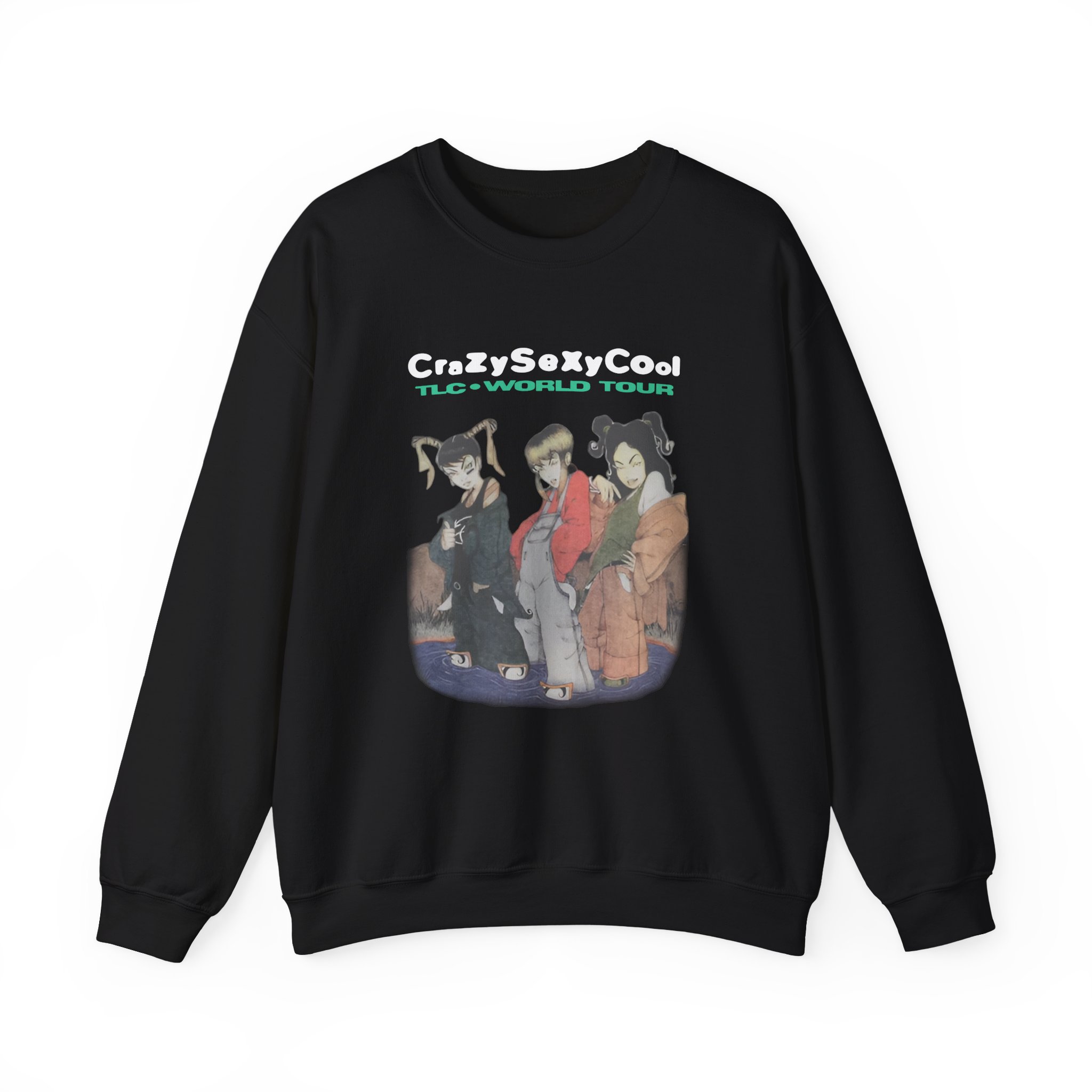 TLC CrazySexyCool Anime Unisex Heavy Blendâ„¢ Crewneck Sweatshirt