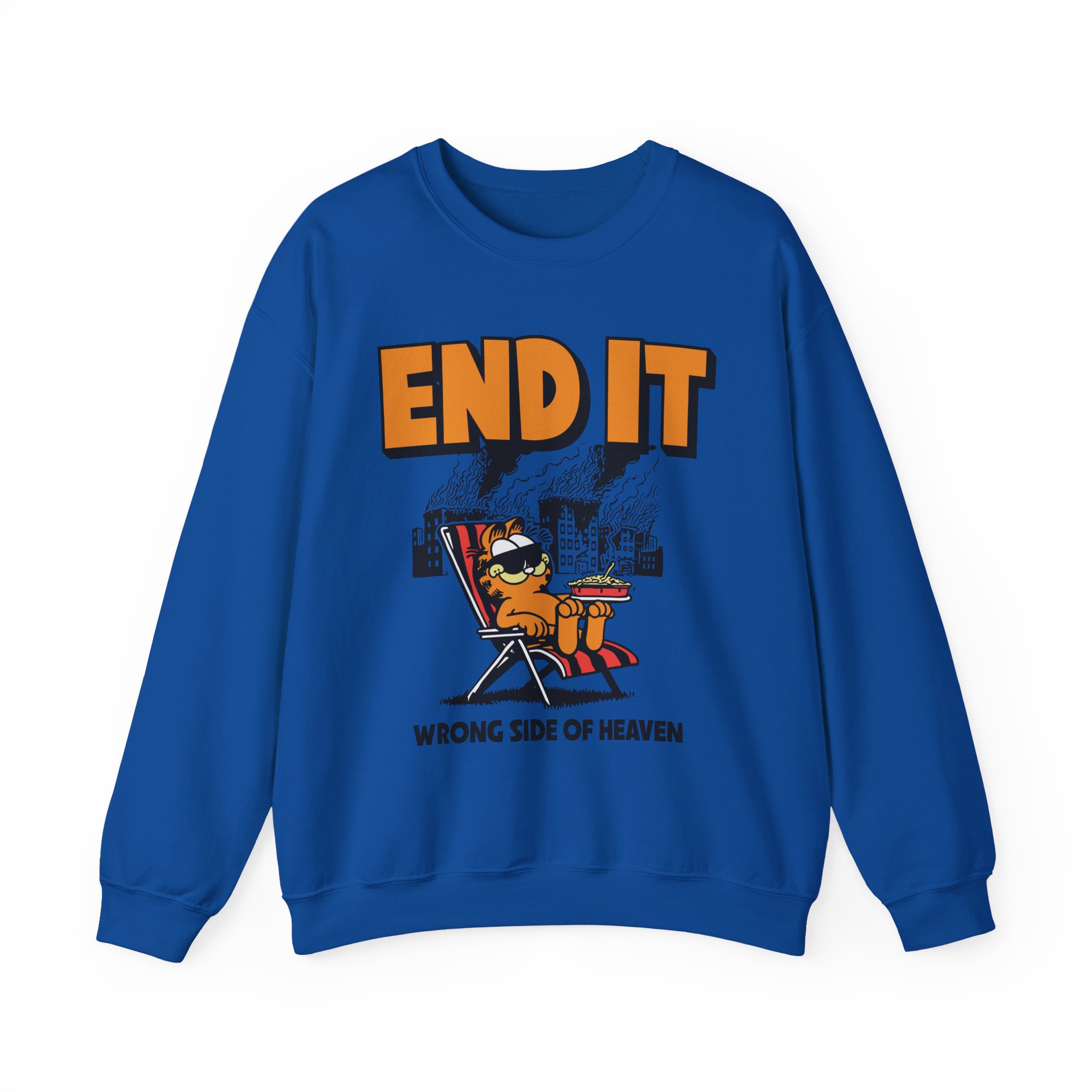 End It Garfield Unisex Heavy Blendâ„¢ Crewneck Sweatshirt