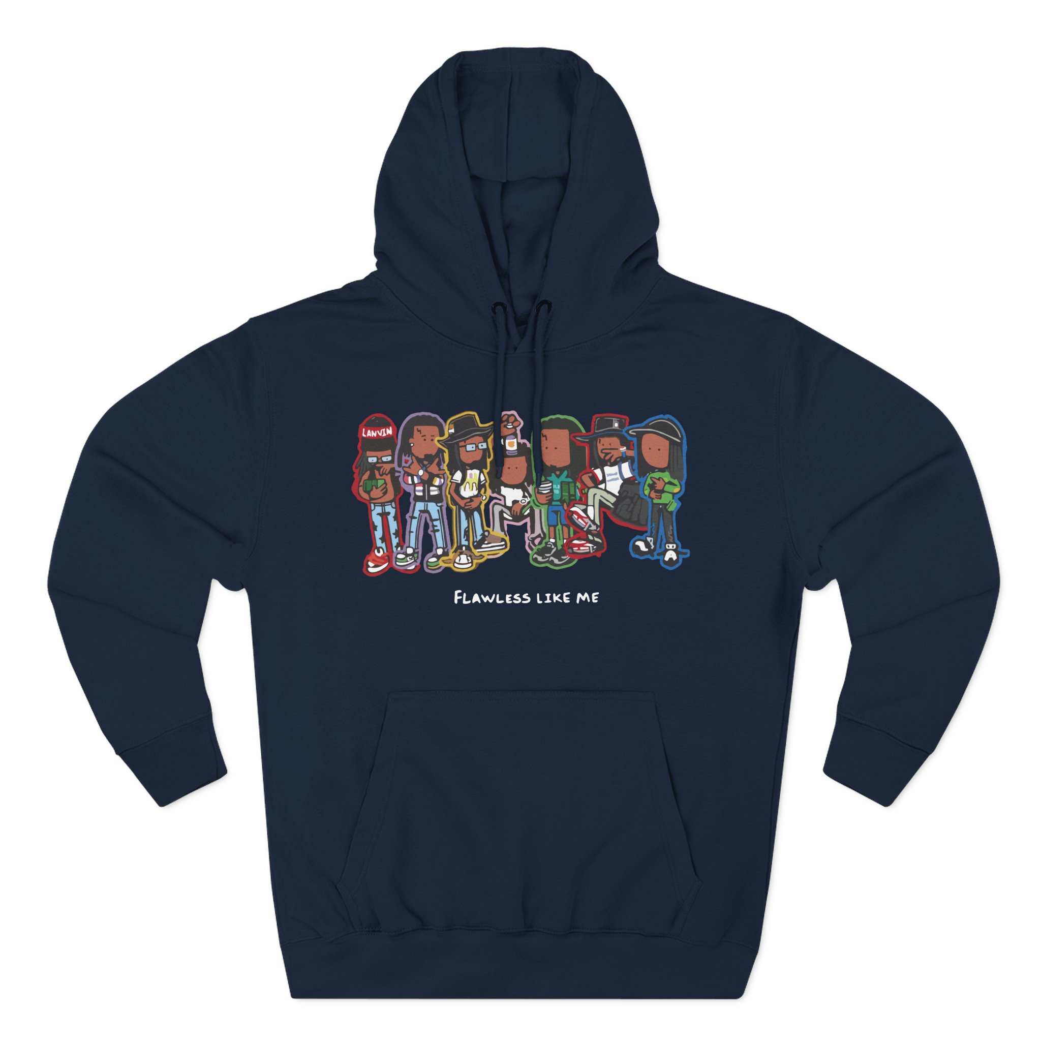 Lucki Flawless Like Me Three-Panel Fleece Hoodie