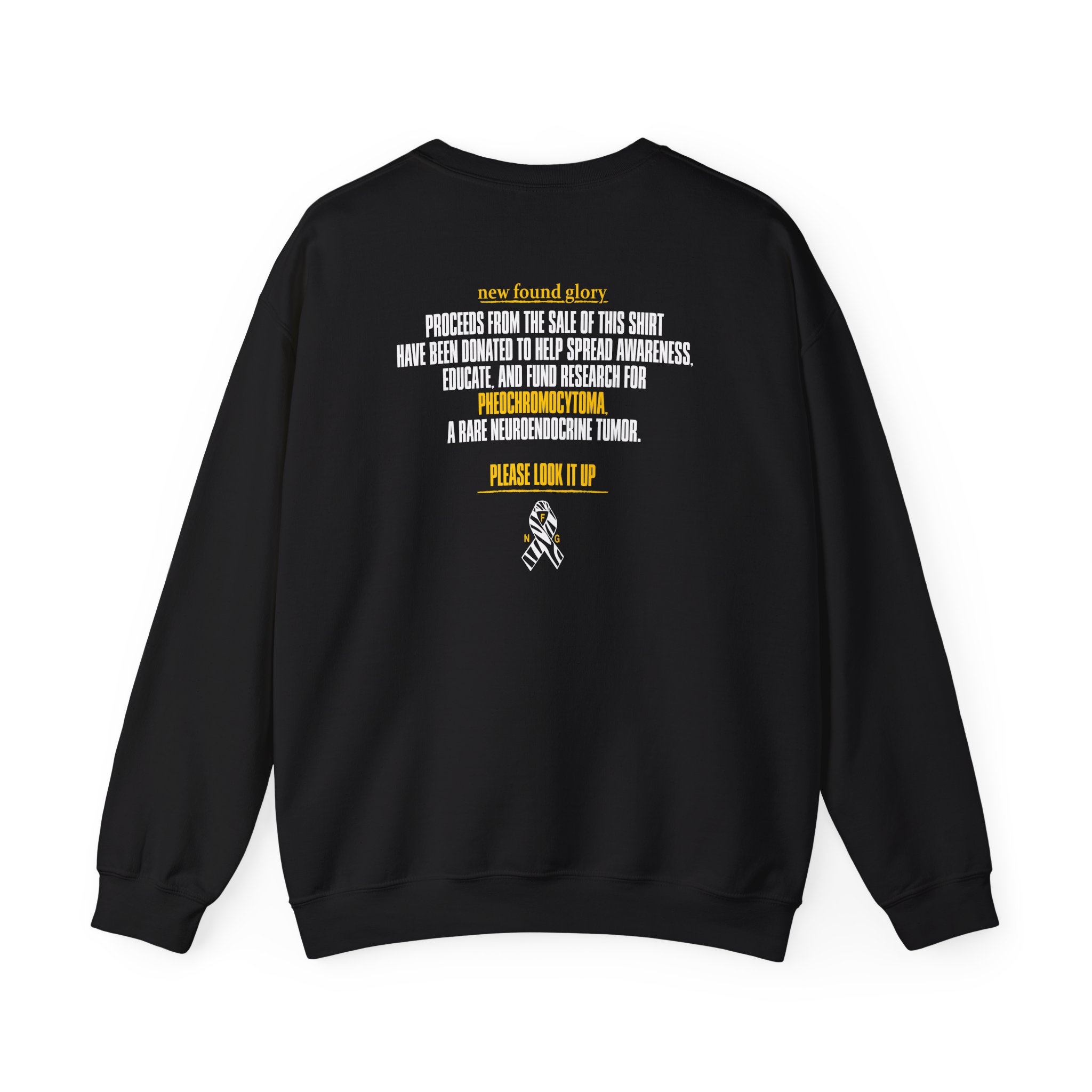 New Found Glory Pheochromocytoma Charity Unisex Heavy Blendâ„¢ Crewneck Sweatshirt
