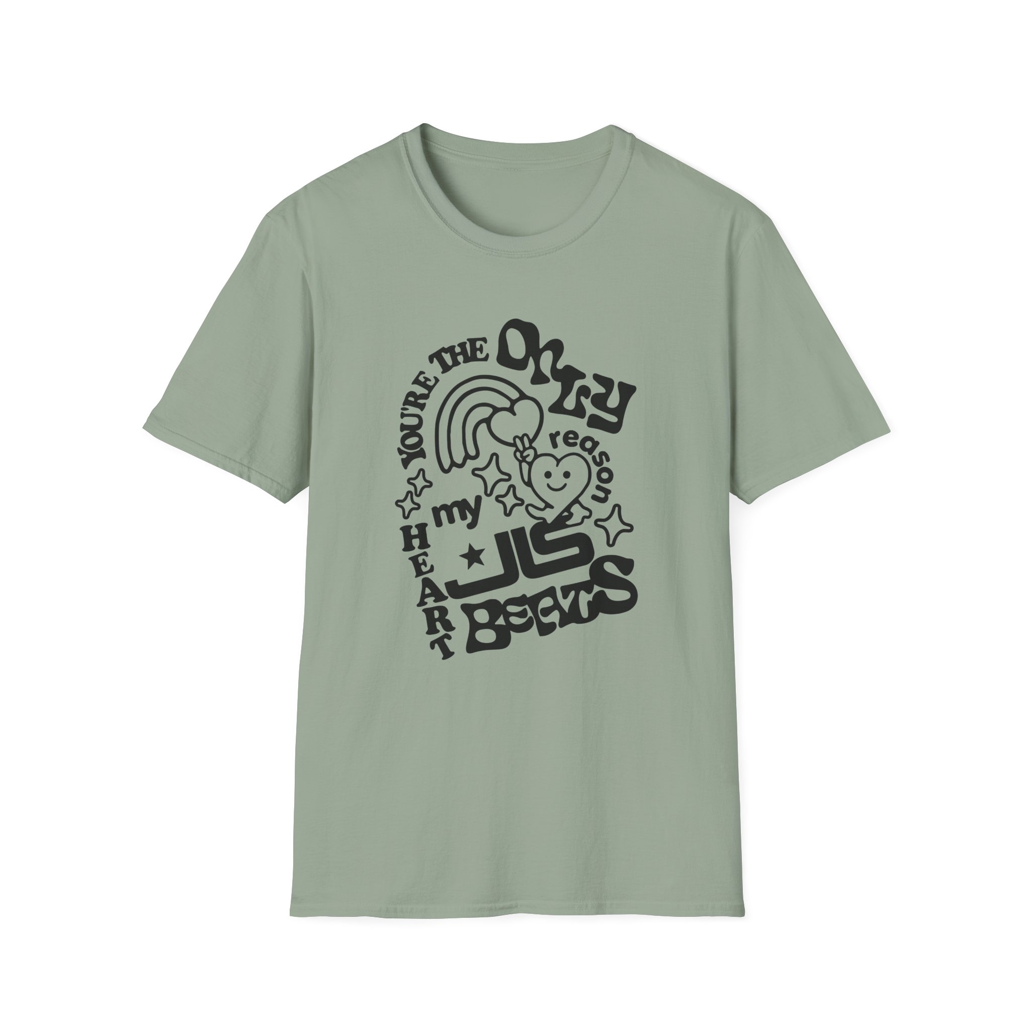 JLS Heart Beats Unisex Softstyle T-Shirt