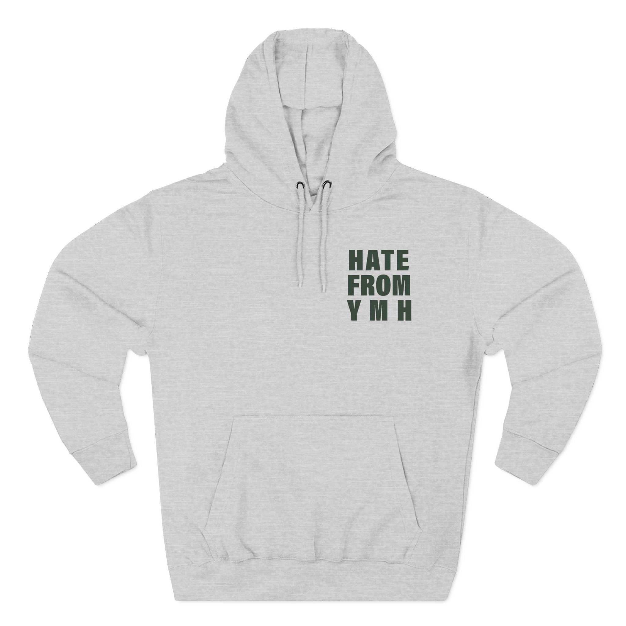 Ymh Hate From YMH Three-Panel Fleece Hoodie