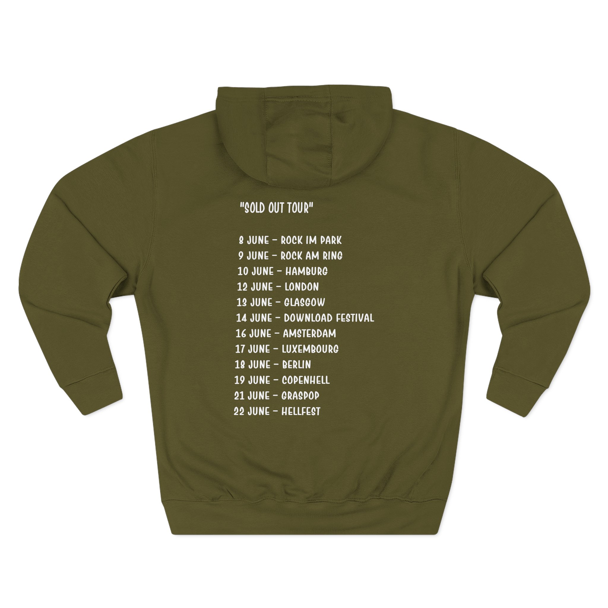 Eagles of Death Metal Sold Out Tour Three-Panel Fleece Hoodie