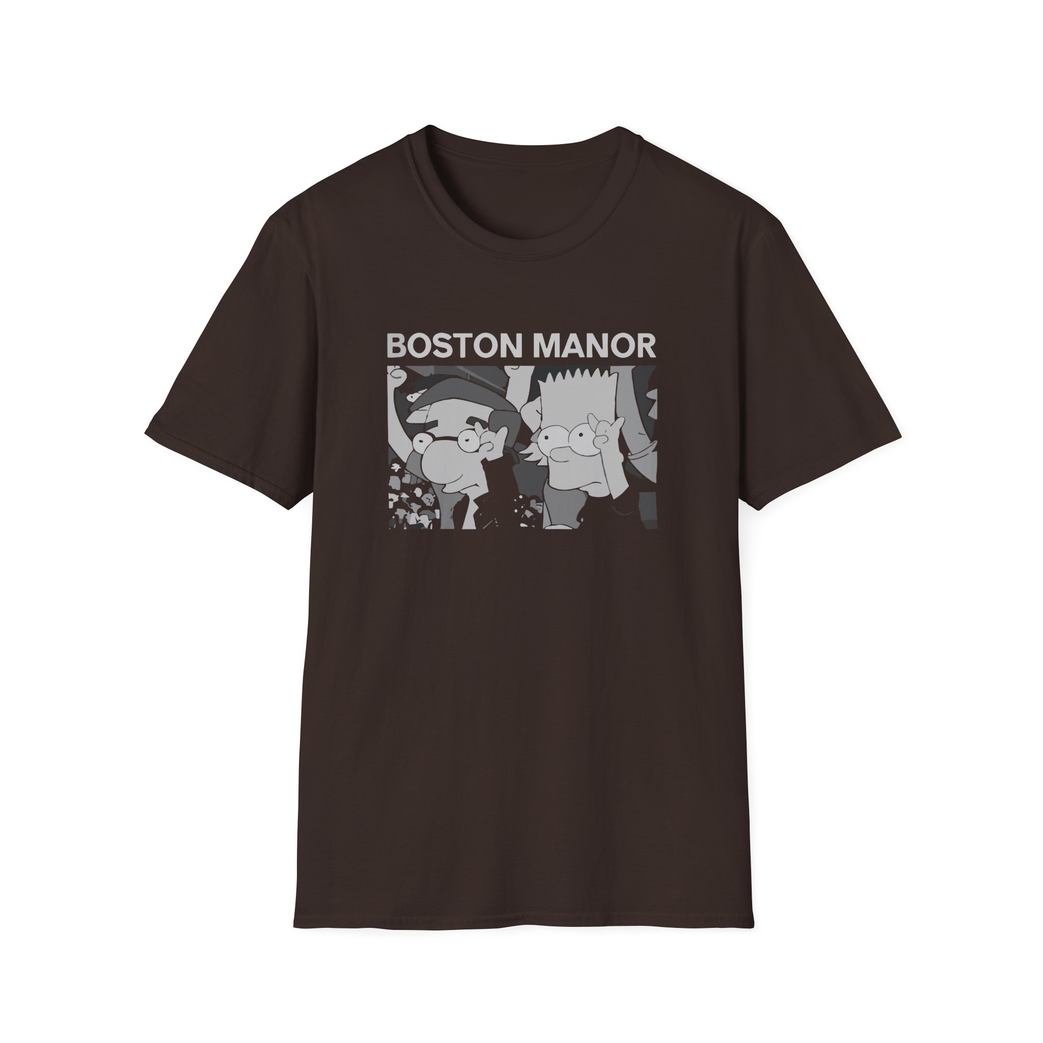 Boston Manor Simpsons Unisex Softstyle T-Shirt