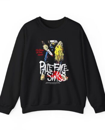 Paleface My Blood on Your Hands Washed Out Unisex Heavy Blend™ Crewneck Sweatshirt