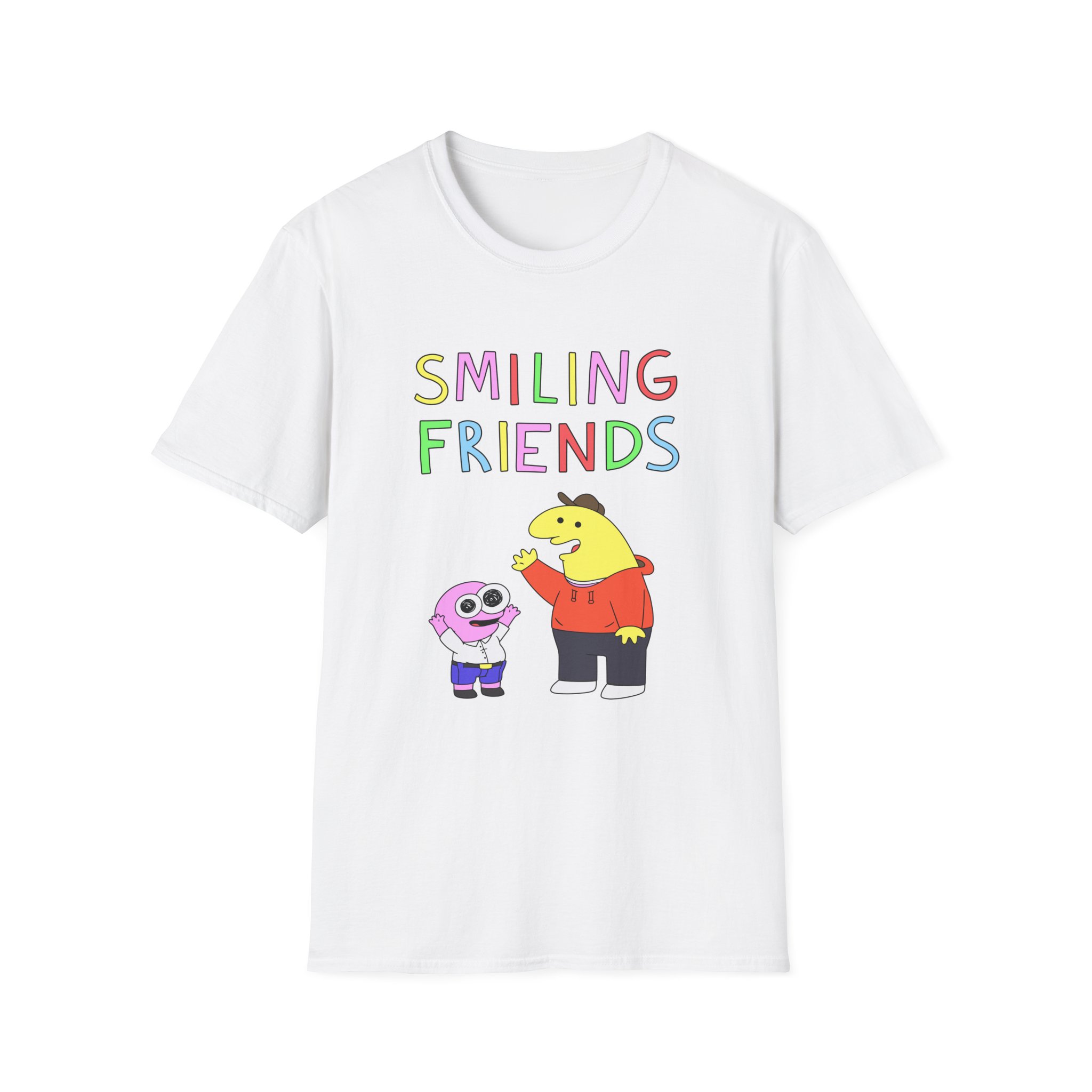 Smiling Friends Charlie Pim Allan Glep Unisex Softstyle T-shirt