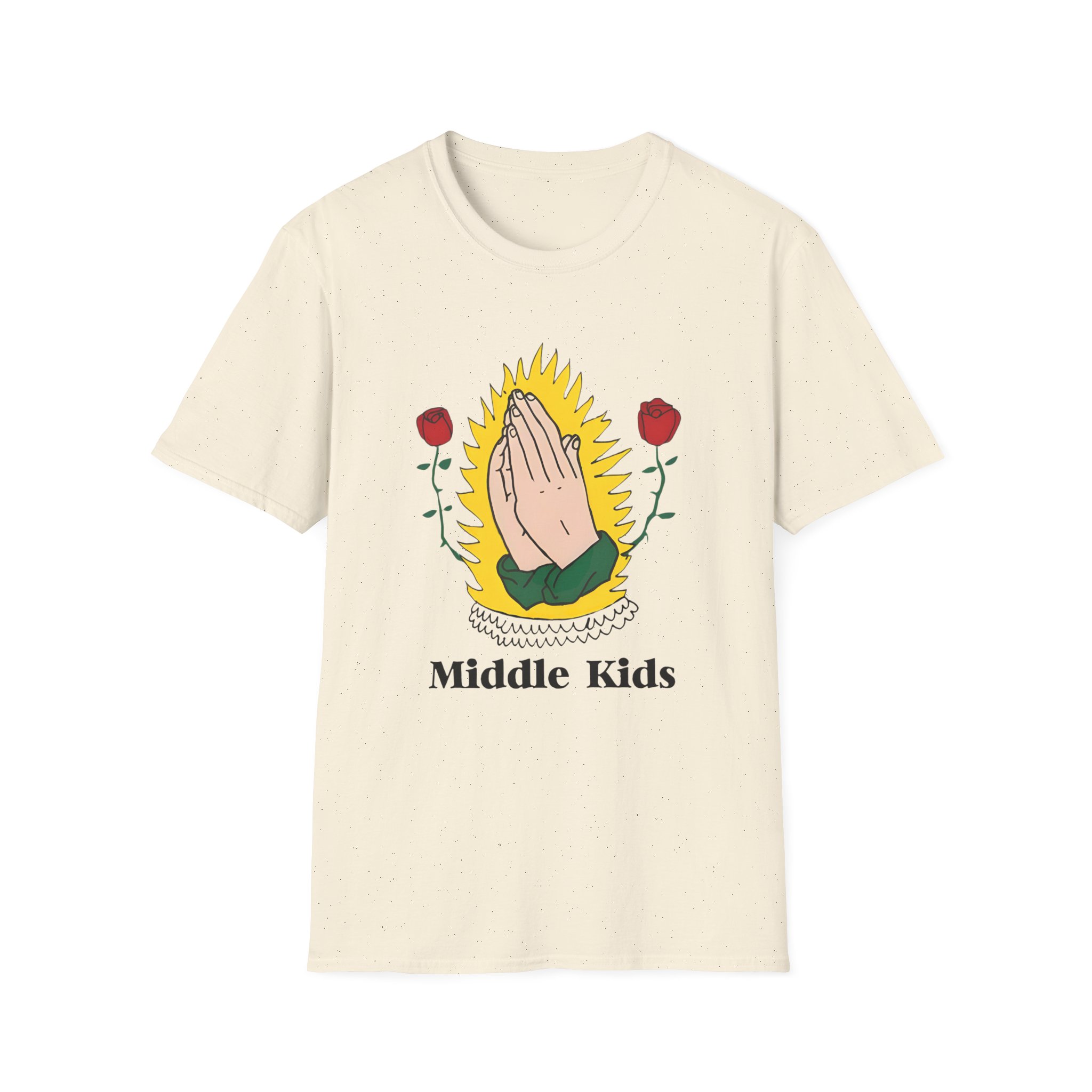 Middle Kids Praying Hands Unisex Softstyle T-Shirt
