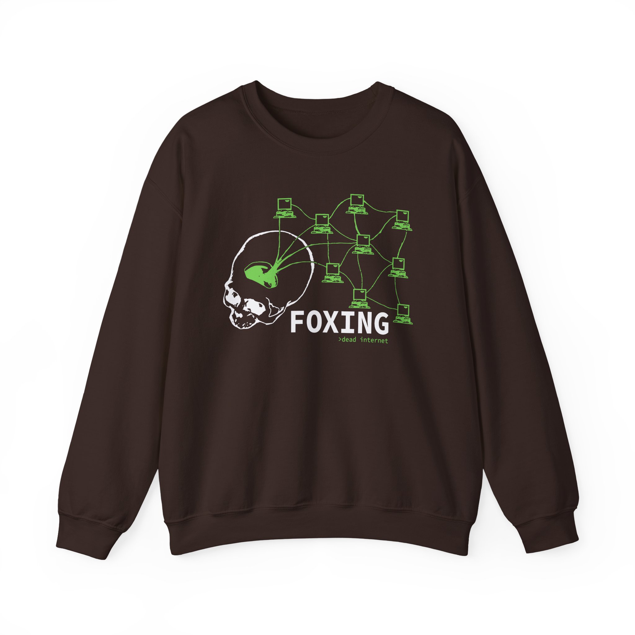 Foxing Dead Internet Unisex Heavy Blendâ„¢ Crewneck Sweatshirt