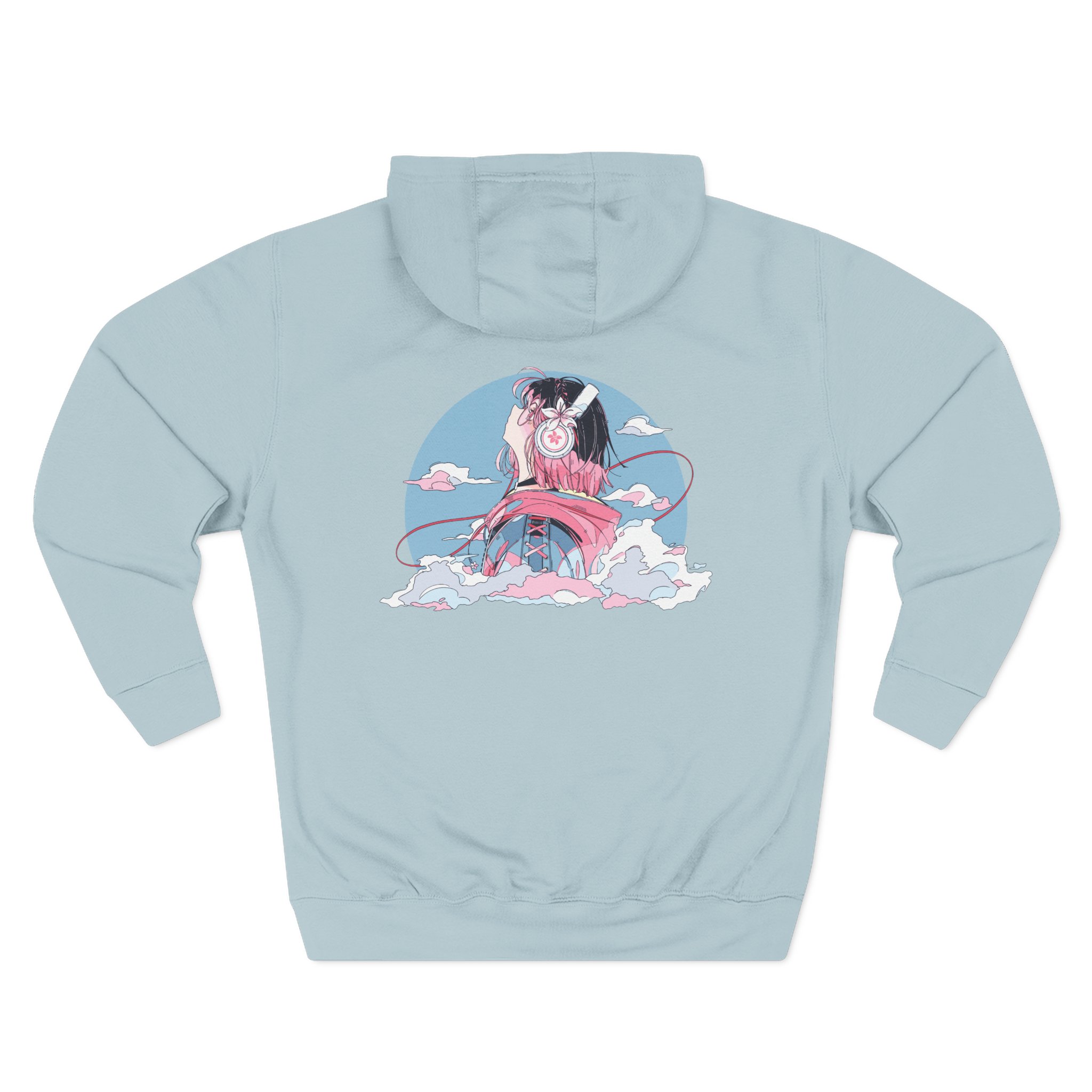 Lilypichu Comfi Beats Sky Three-Panel Fleece Hoodie