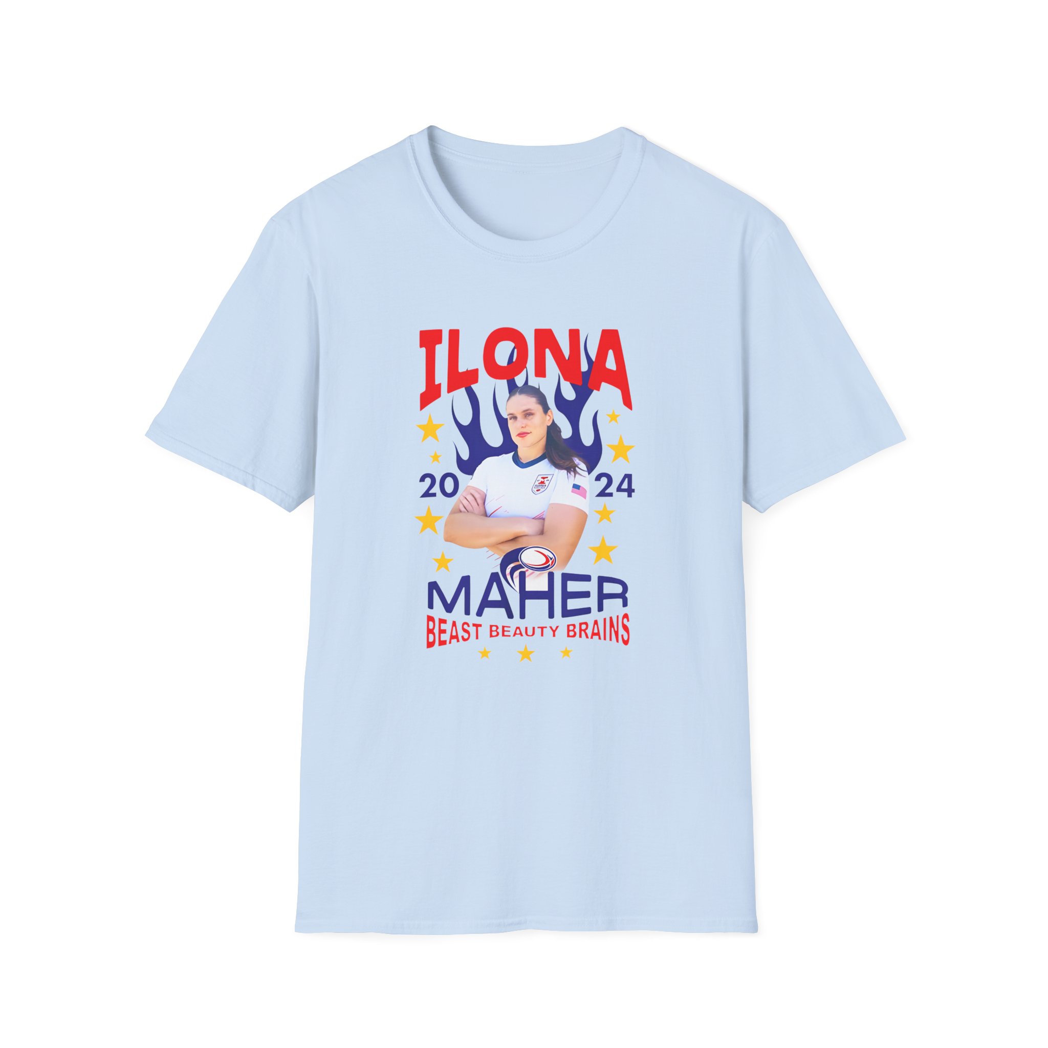 Ilona Maher Spangled Banner Unisex Softstyle T-Shirt