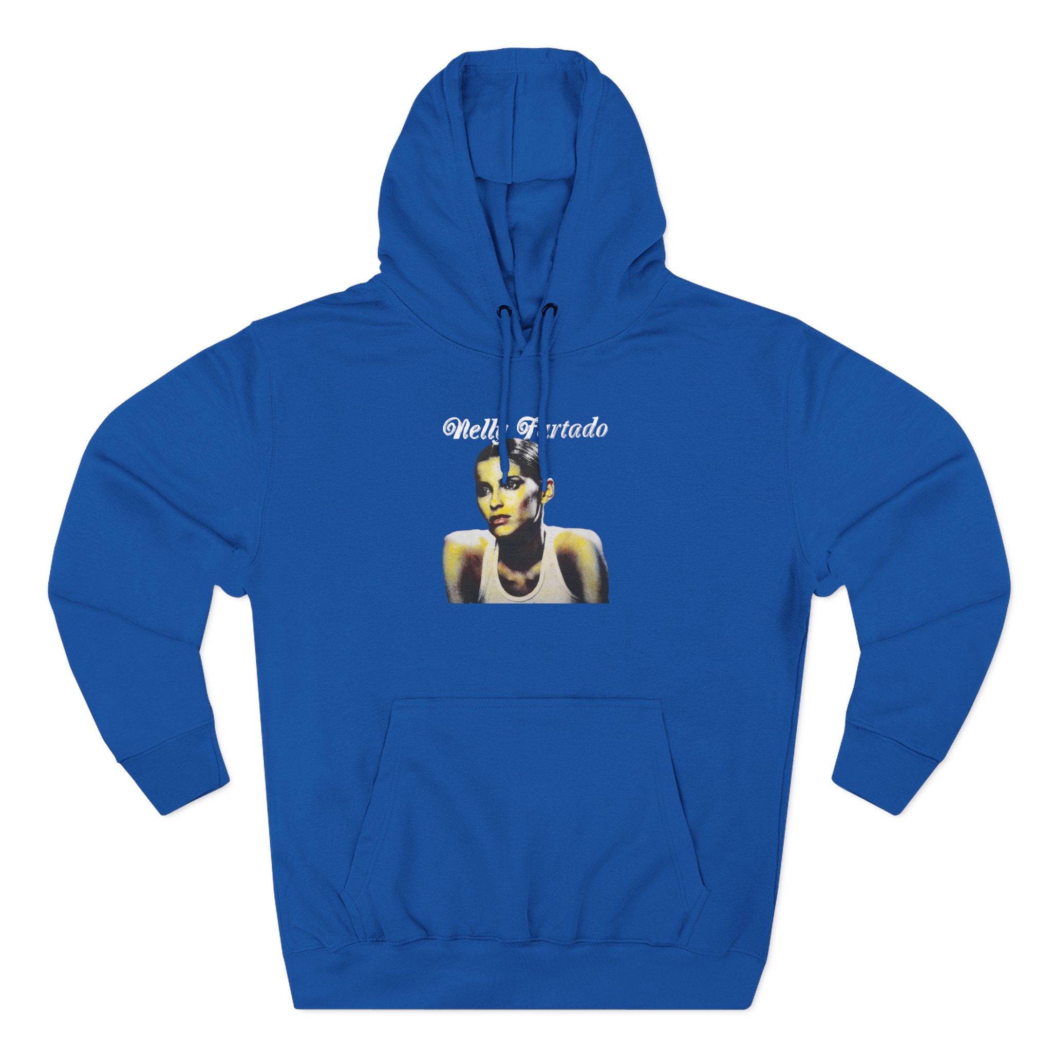 Nelly Furtado Three-Panel Fleece Hoodie