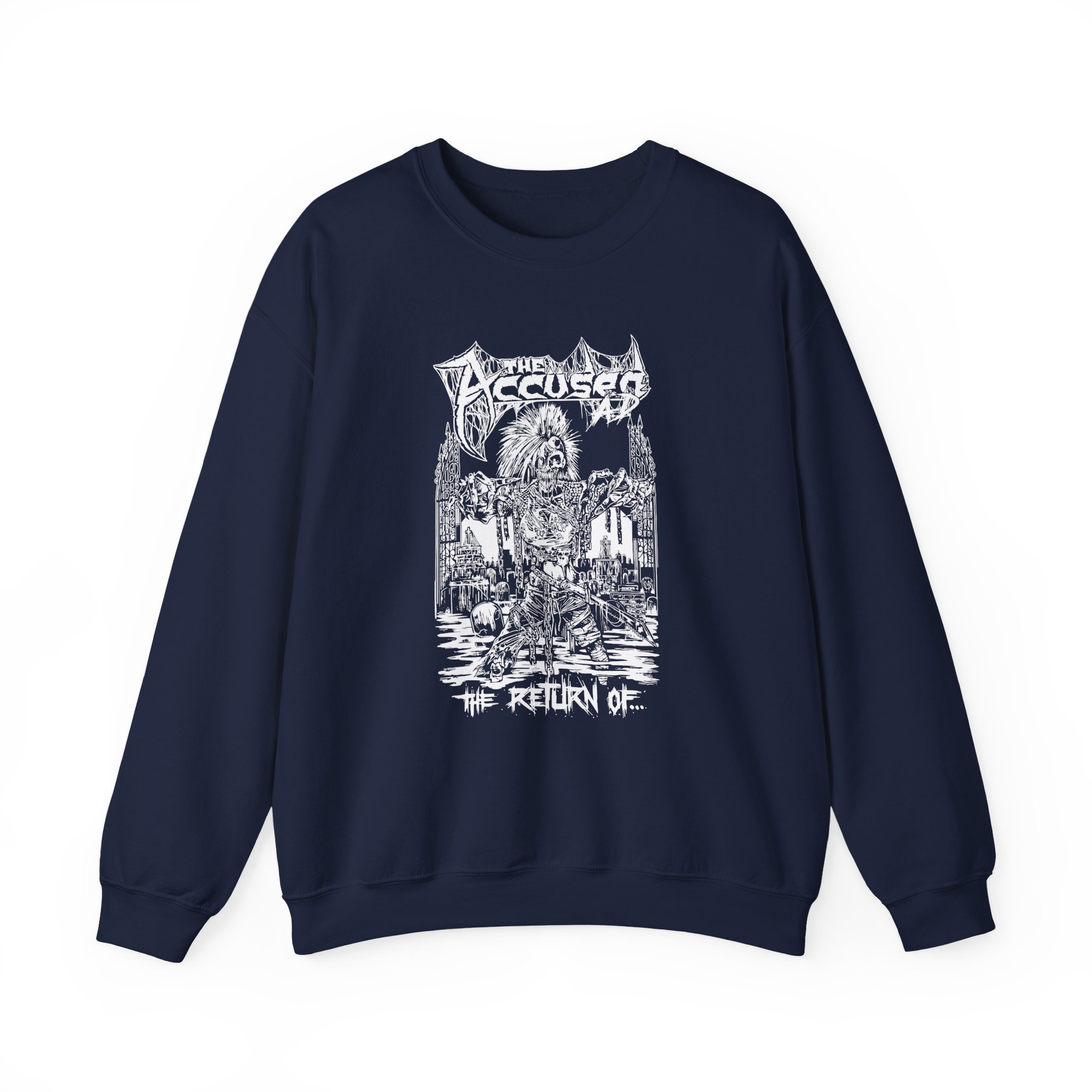 Accused Ad the Return of Unisex Heavy Blendâ„¢ Crewneck Sweatshirt