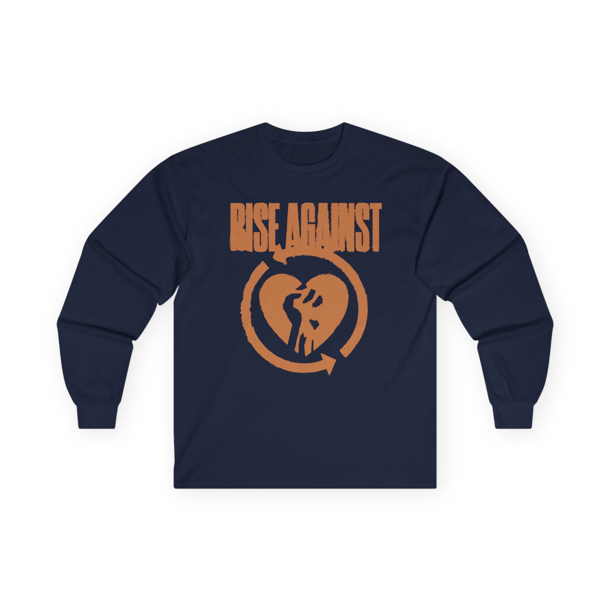 Rise Against Blurred Heartfist Unisex Ultra Cotton Long Sleeve Tee