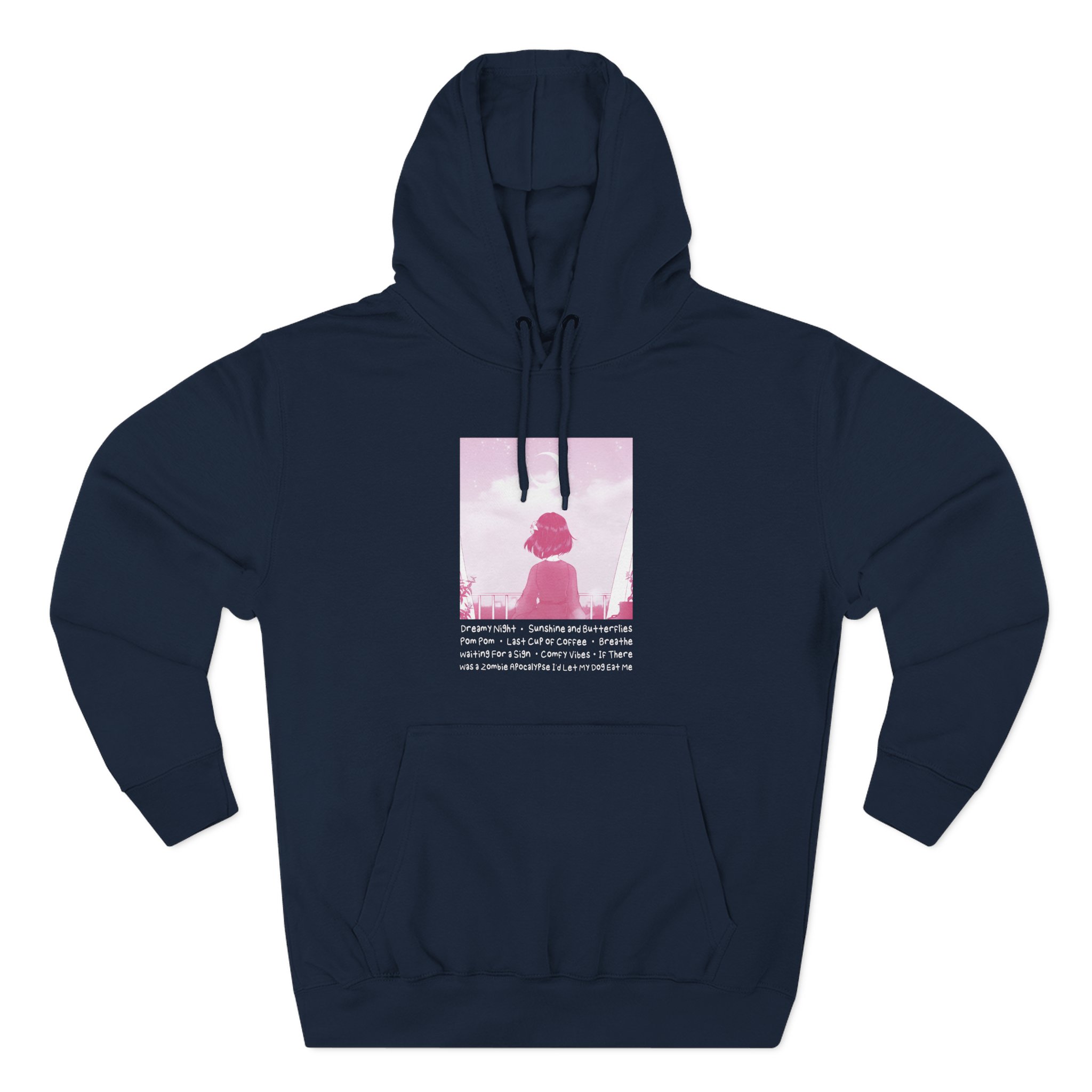 Lilypichu Dreamy Night Three-Panel Fleece Hoodie