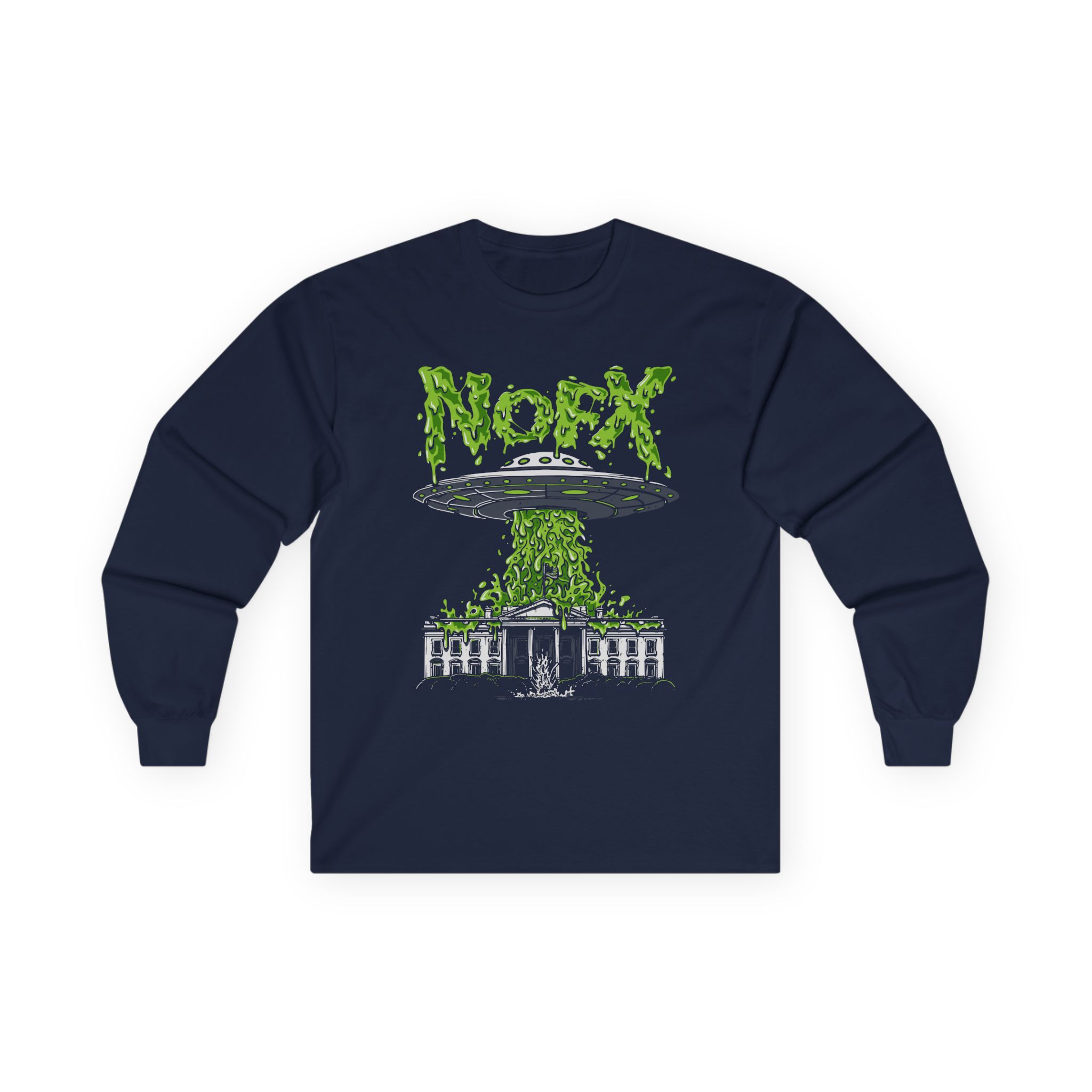 Nofx Ufo Unisex Ultra Cotton Long Sleeve Tee