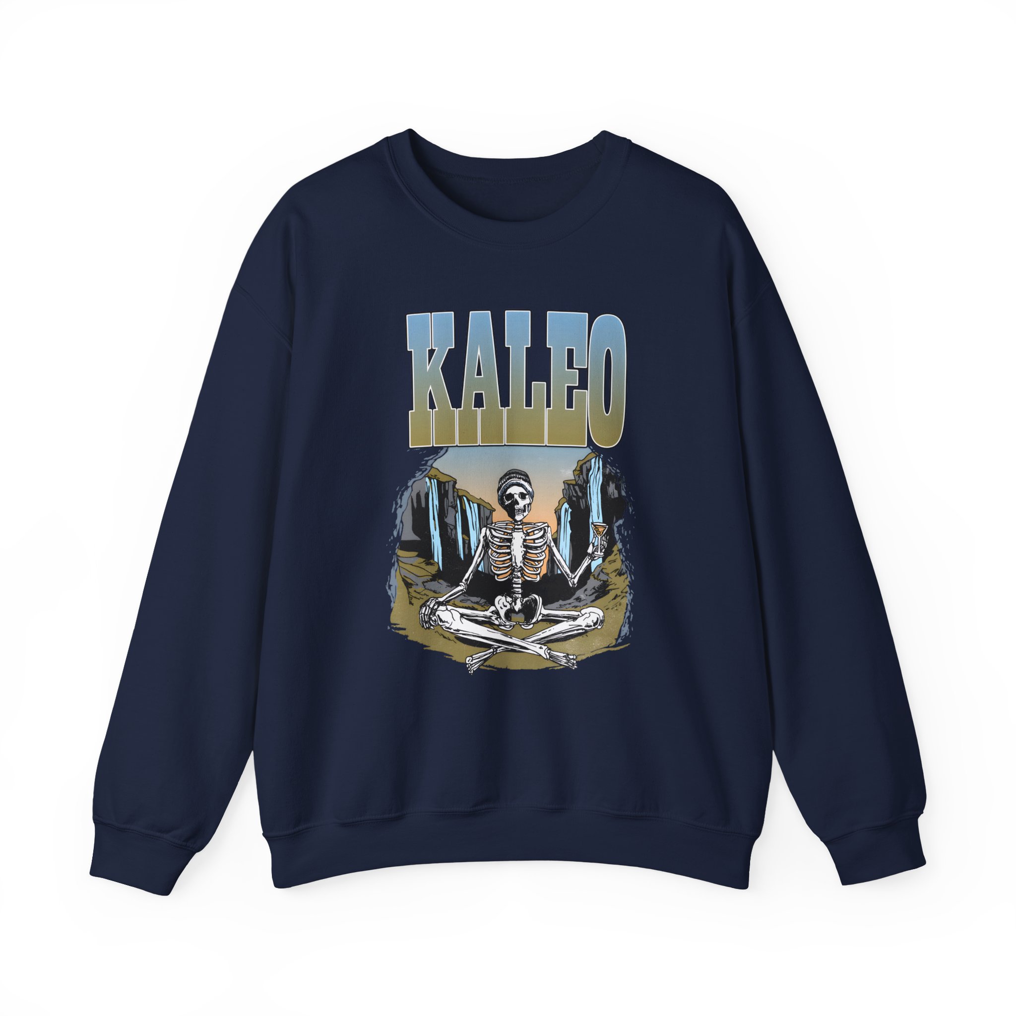 Kaleo Meditating Skeleton Unisex Heavy Blendâ„¢ Crewneck Sweatshirt