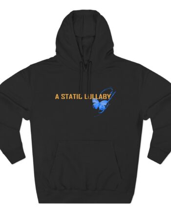 A Static Lullaby Butterfly Three-Panel Fleece Hoodie