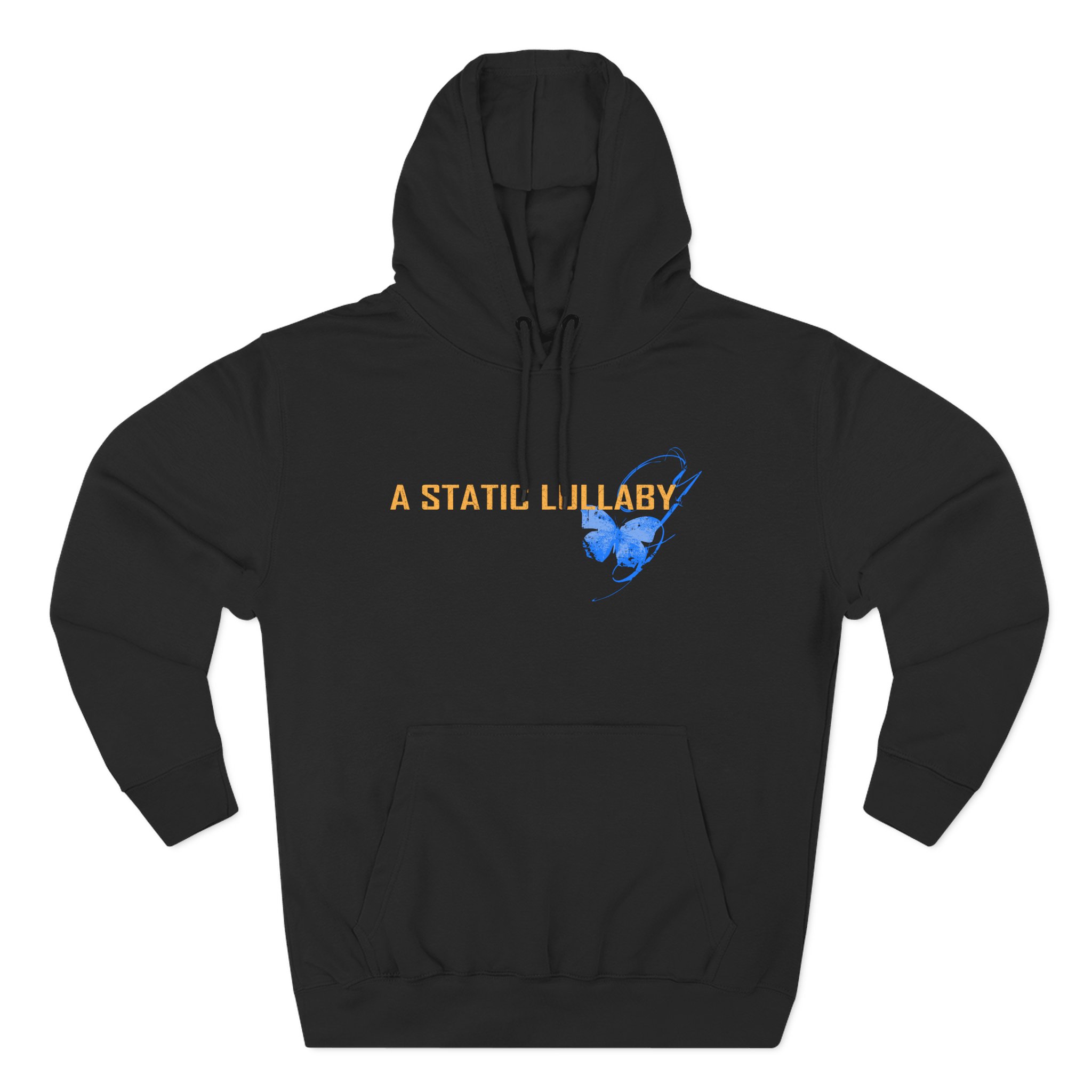 A Static Lullaby Butterfly Three-Panel Fleece Hoodie