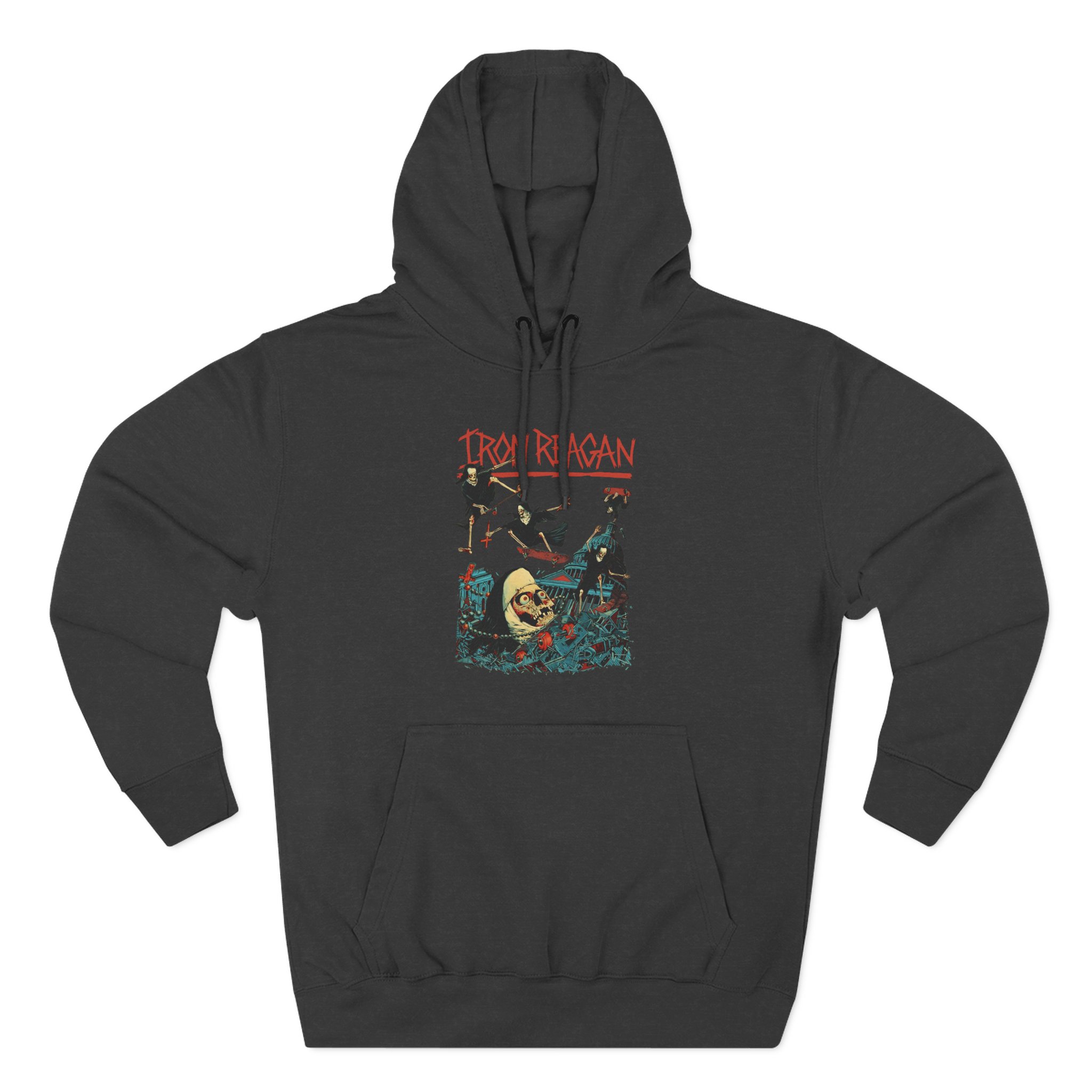Iron Reagan Three-Panel Fleece Hoodie