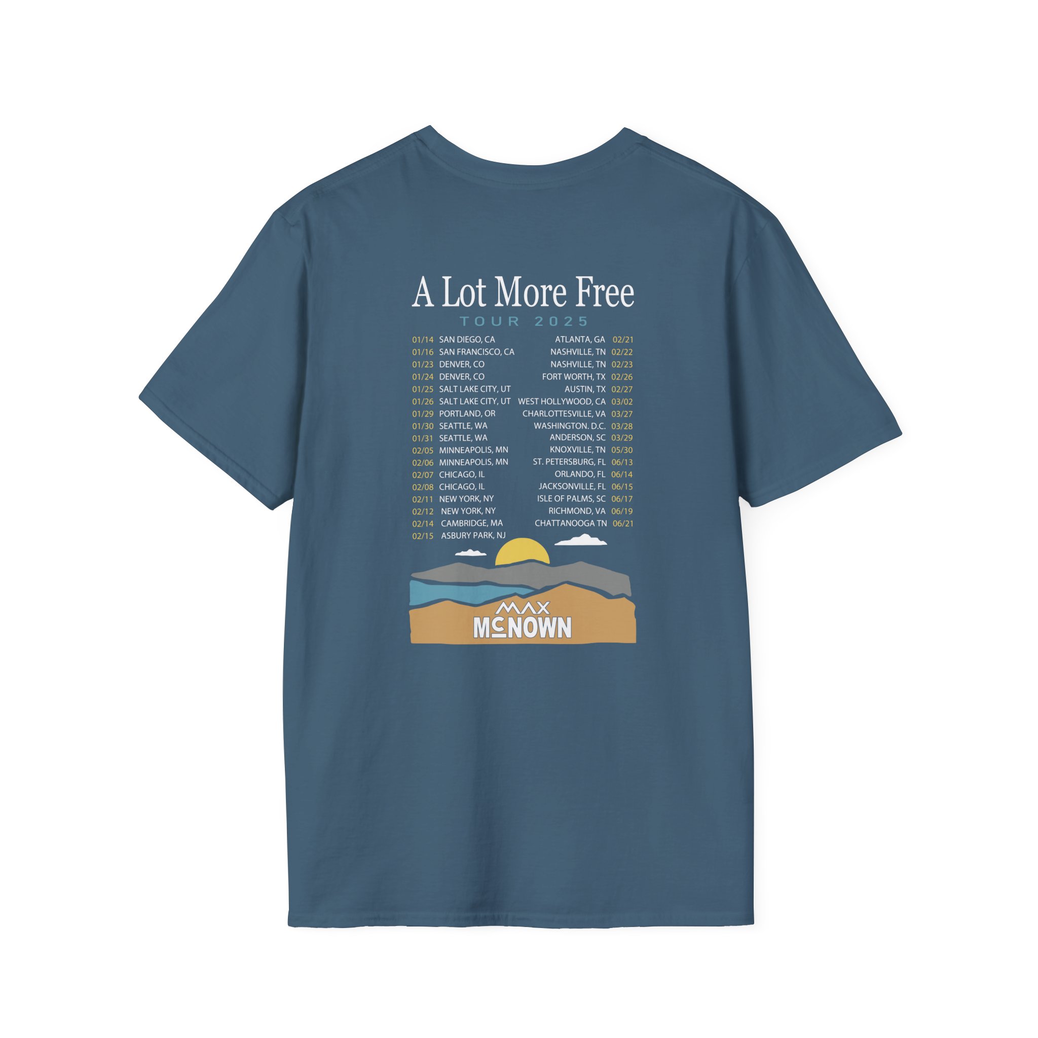 Max Mcnown US Tour Unisex Softstyle T-Shirt