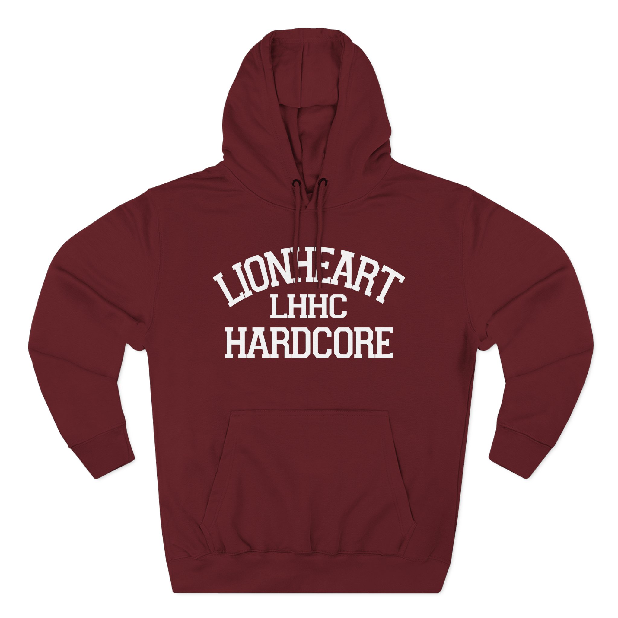 Lionheart "Stacked" Three-Panel Fleece Hoodie