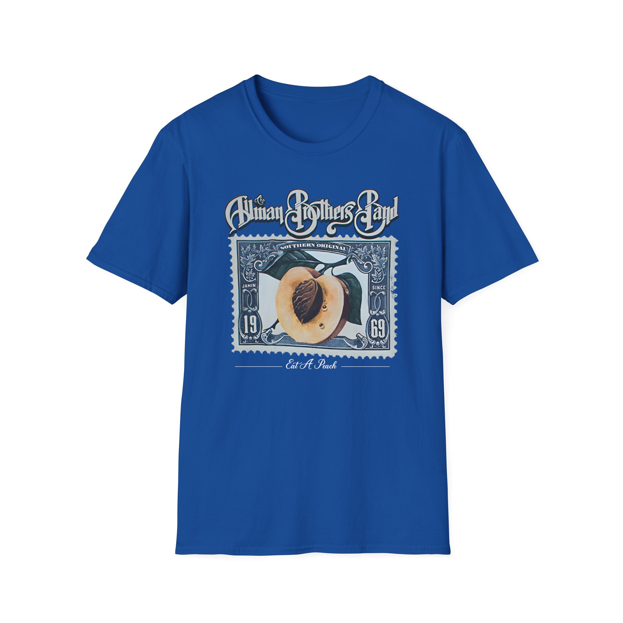 The Allman Brothers Peach Stamp Unisex Softstyle T-Shirt