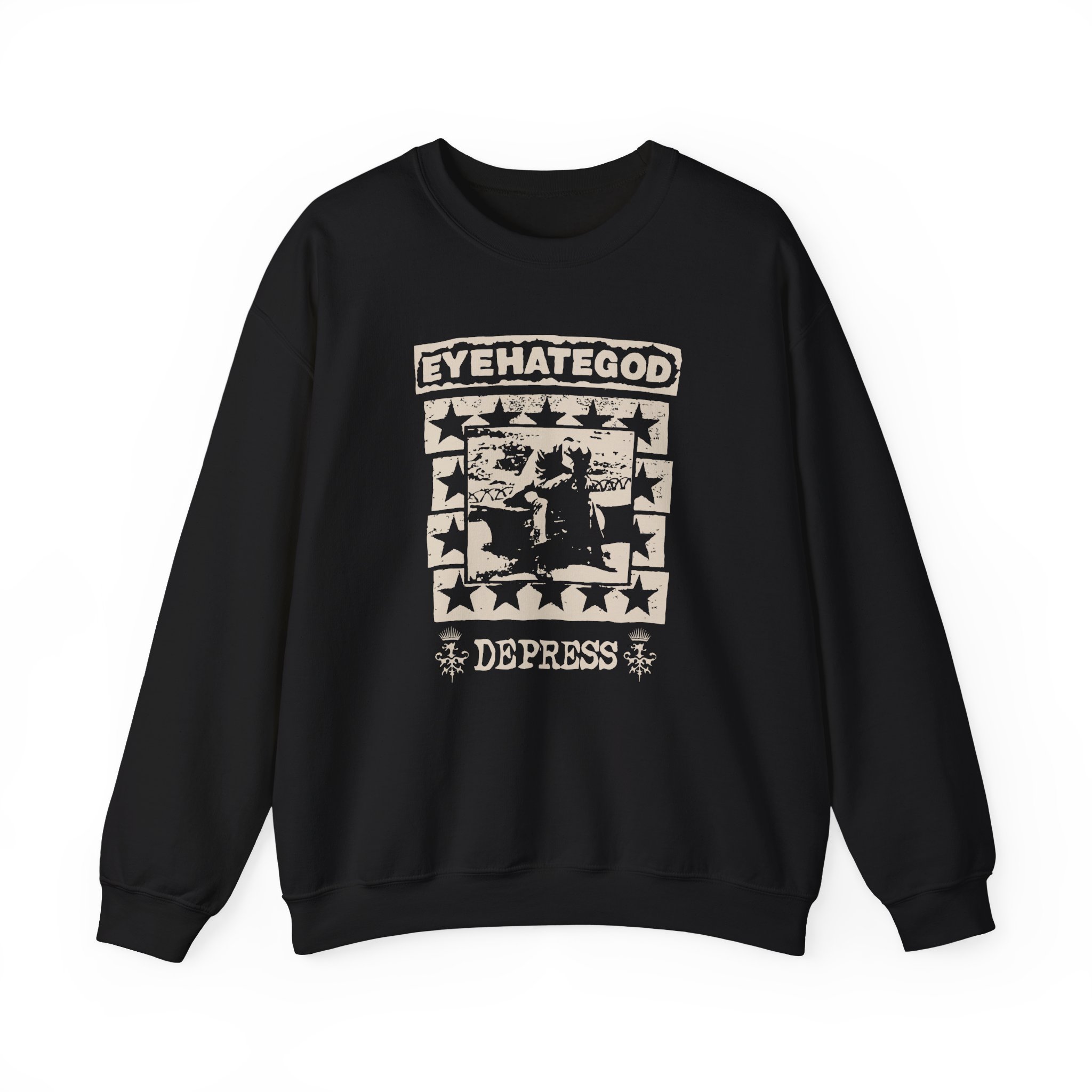 Eyehategod Depress Unisex Heavy Blendâ„¢ Crewneck Sweatshirt