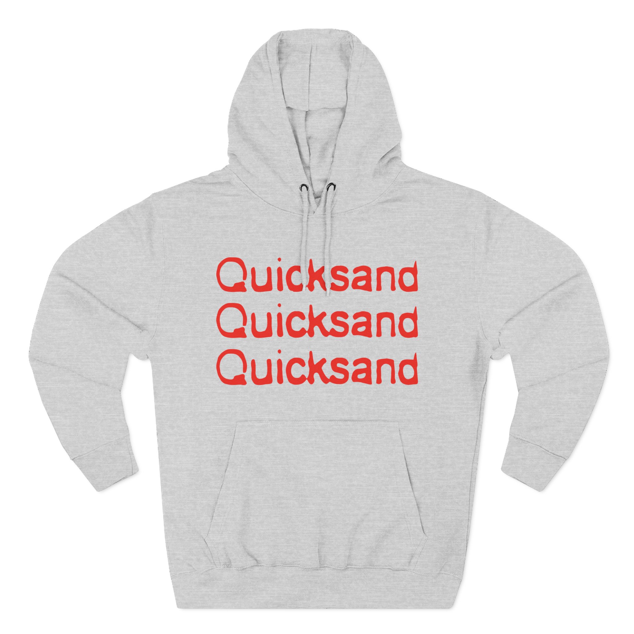 Quicksand Logo Three-Panel Fleece Hoodie