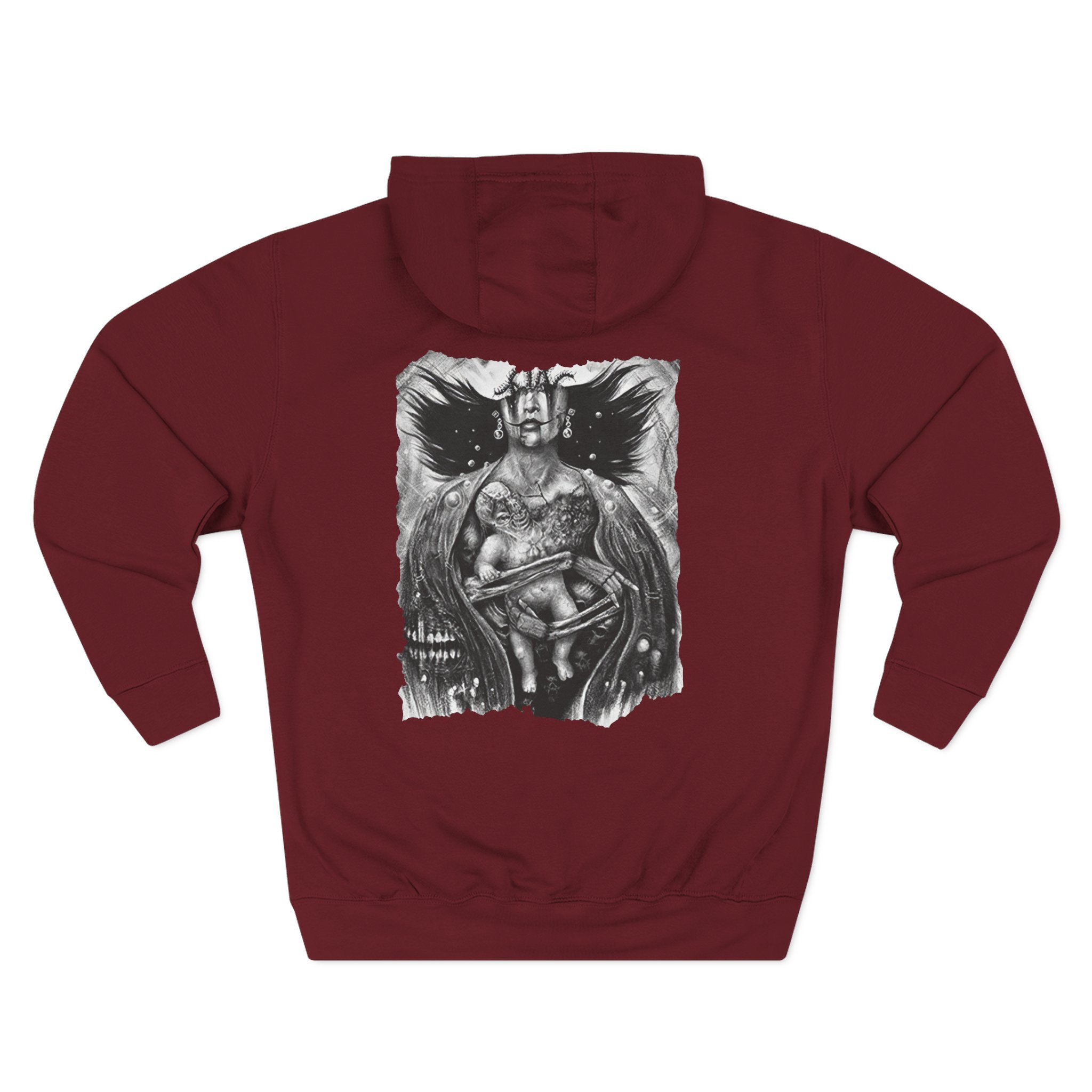Avatar Band Barren Cloth Mother Three-Panel Fleece Hoodie
