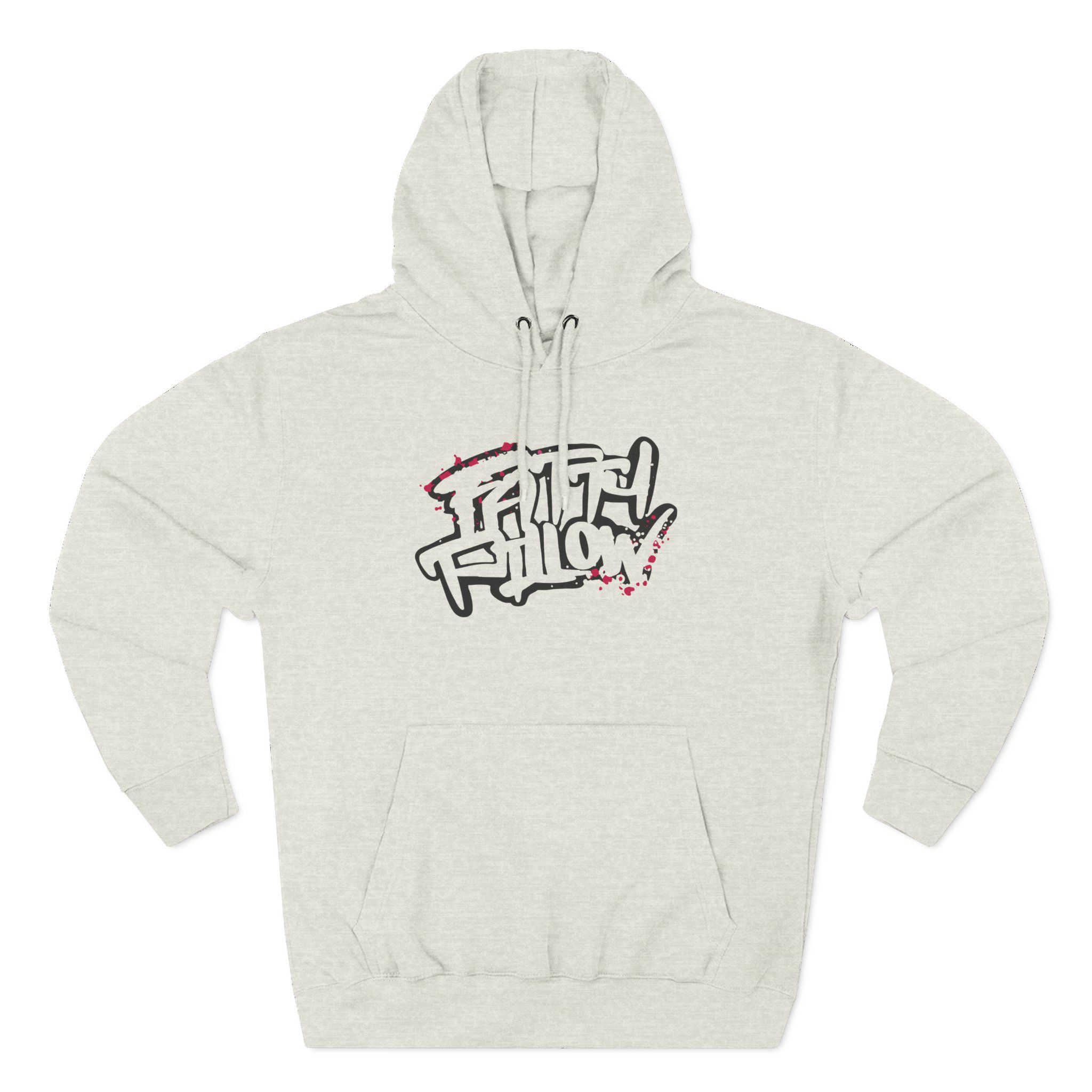 Fattypillow Three-Panel Fleece Hoodie