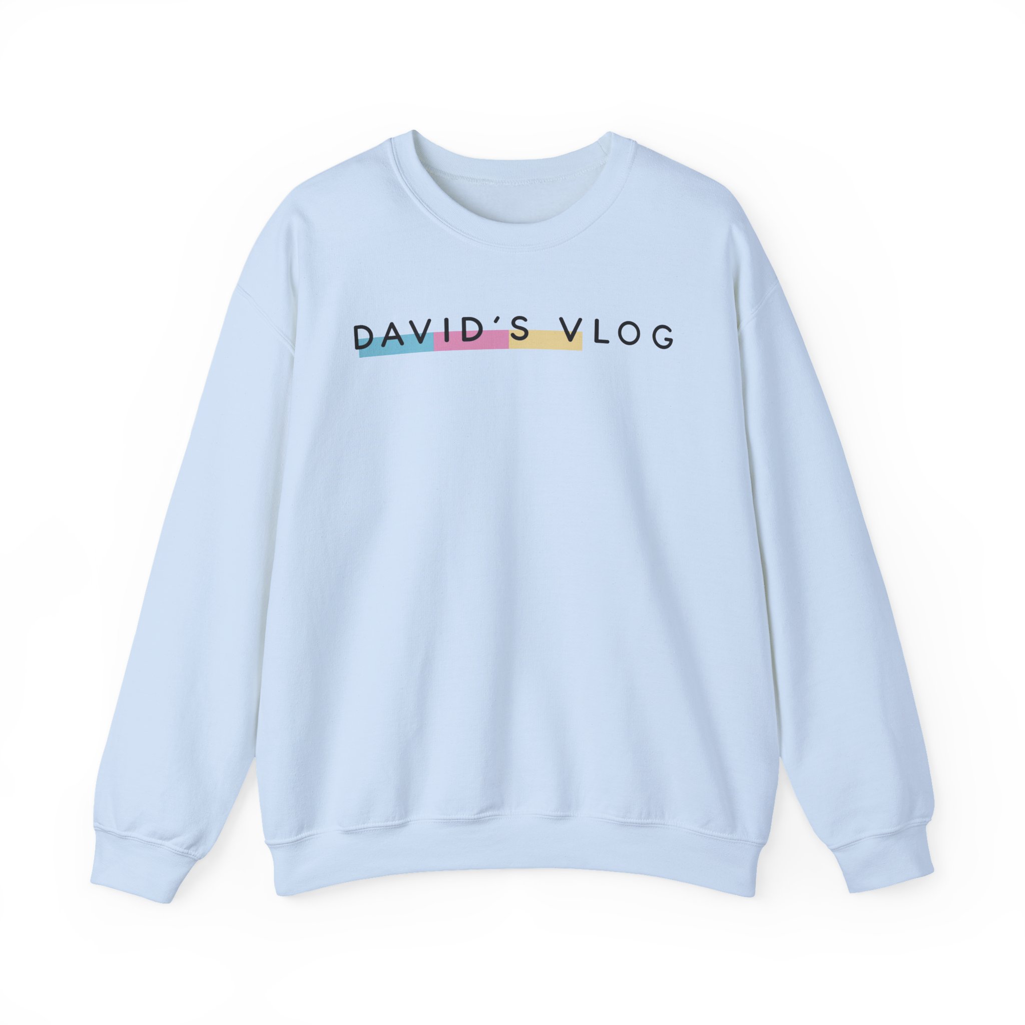 David Dobrik David's Vlog Unisex Heavy Blendâ„¢ Crewneck Sweatshirt