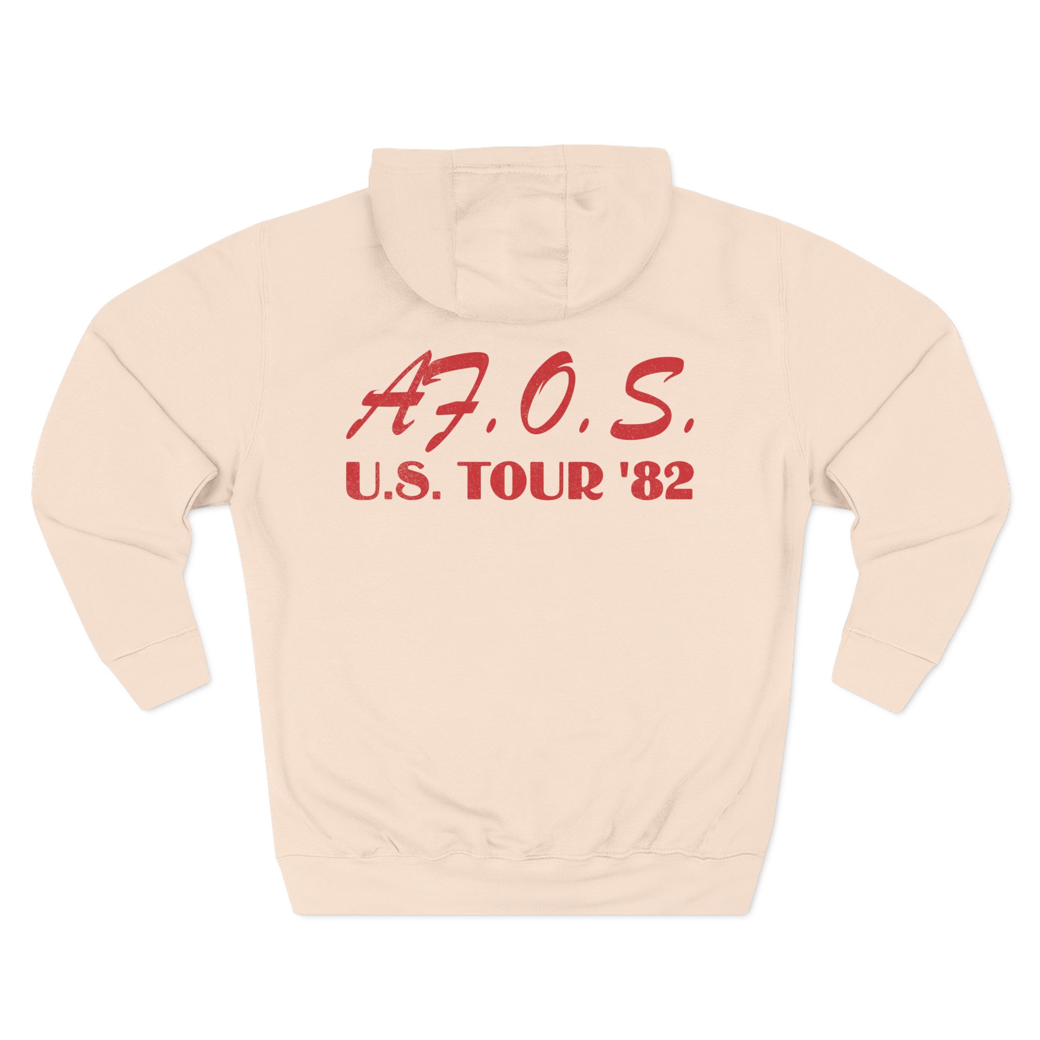 A Flock of Seagulls Us 1982 Tour Three-Panel Fleece Hoodie