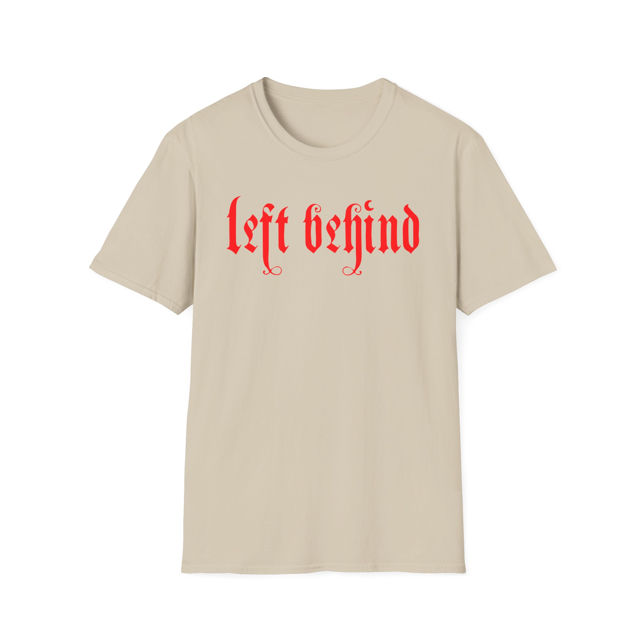 Left Behind Blessed by the Burn Unisex Softstyle T-Shirt