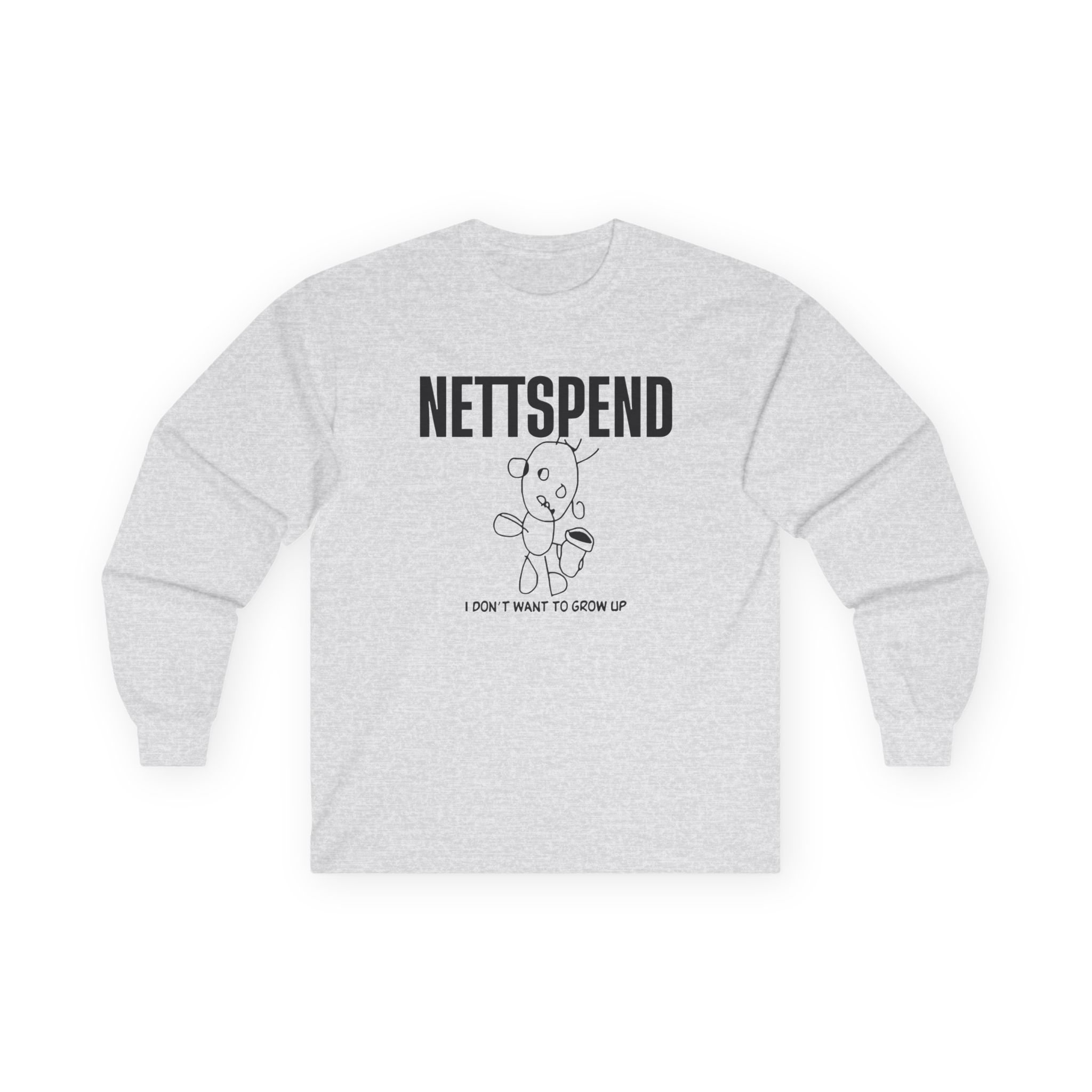 Nettspend I Dont Want to Grow Up Unisex Ultra Cotton Long Sleeve Tee