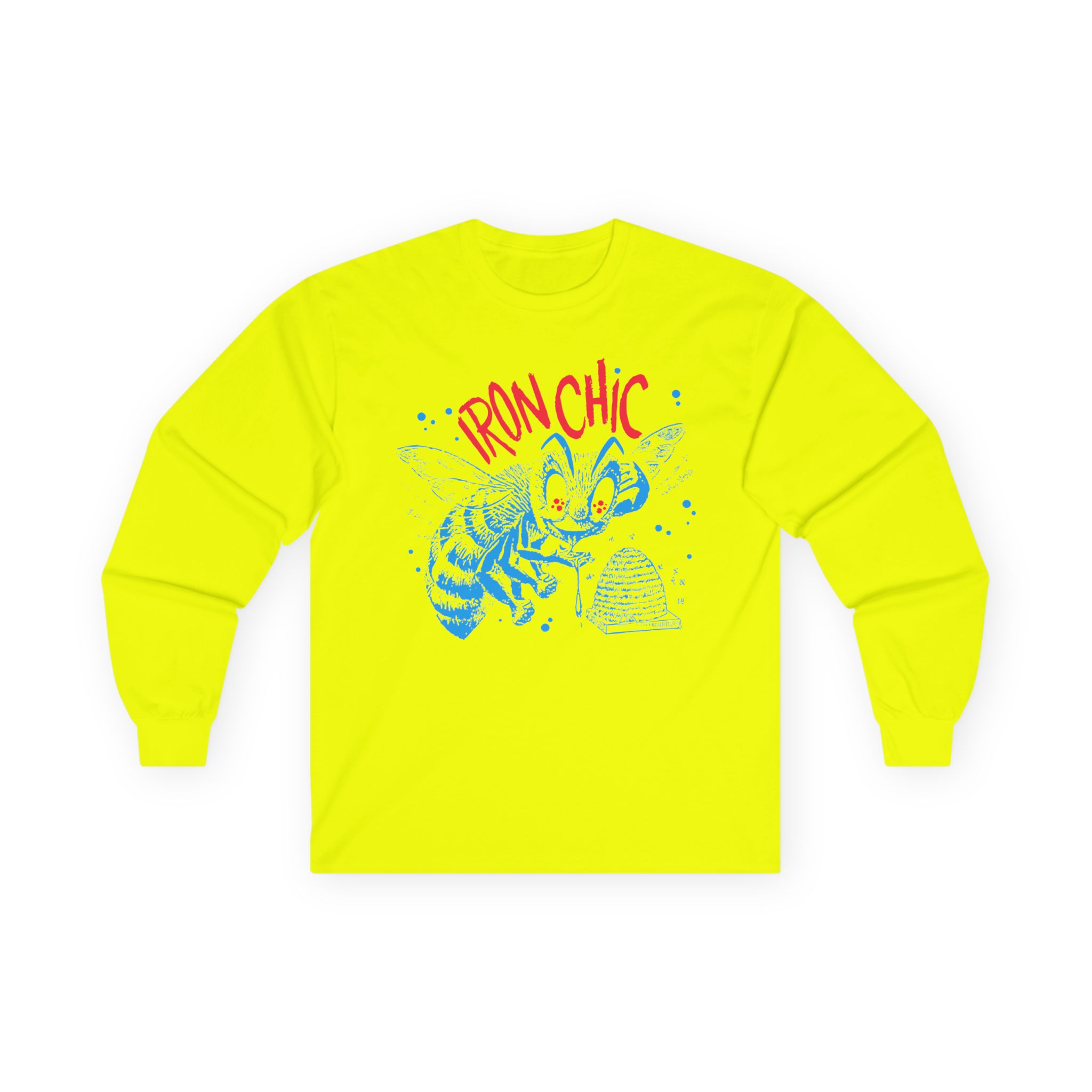 Iron Chic Bee Unisex Ultra Cotton Long Sleeve Tee