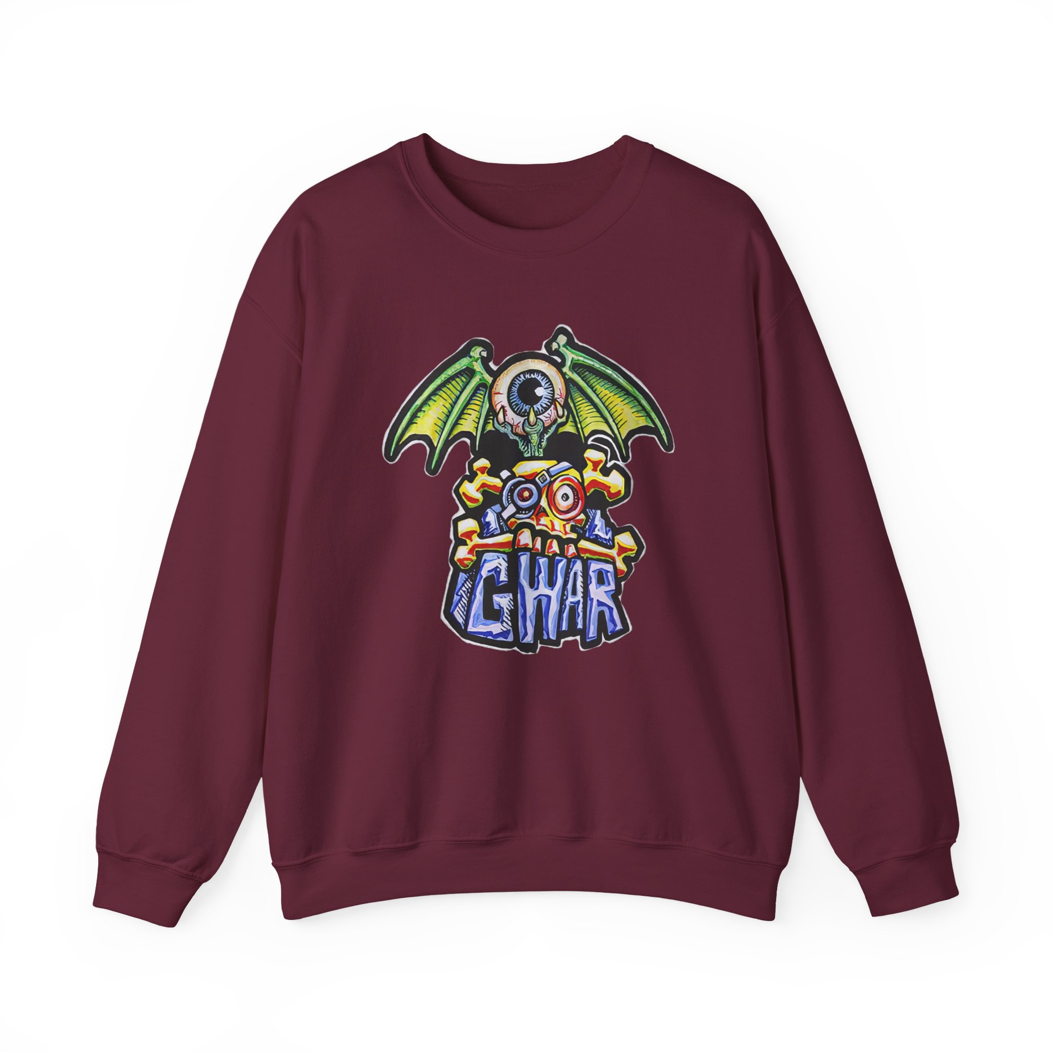 Gwar Flying Eye Unisex Heavy Blendâ„¢ Crewneck Sweatshirt