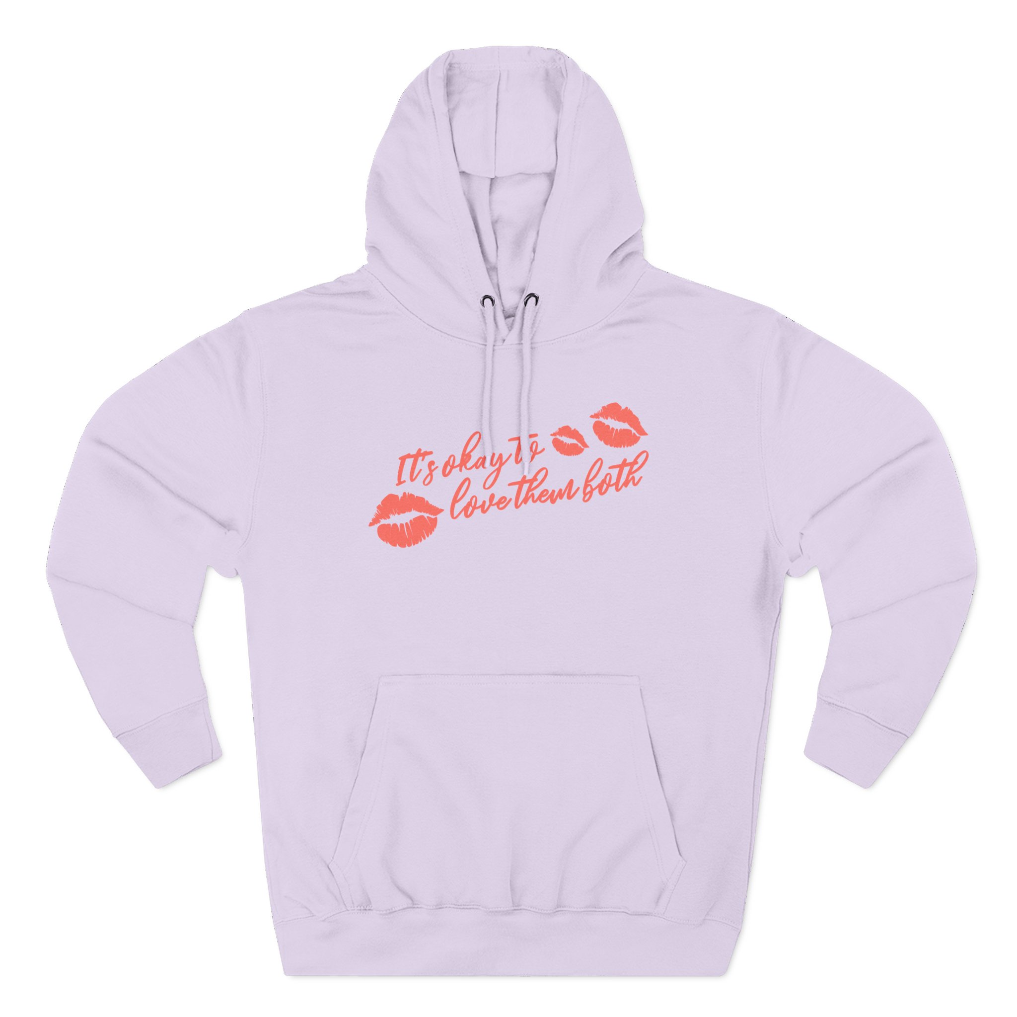 Nina Dobrev Meit's Okay to Love Them Bothrch Three-Panel Fleece Hoodie