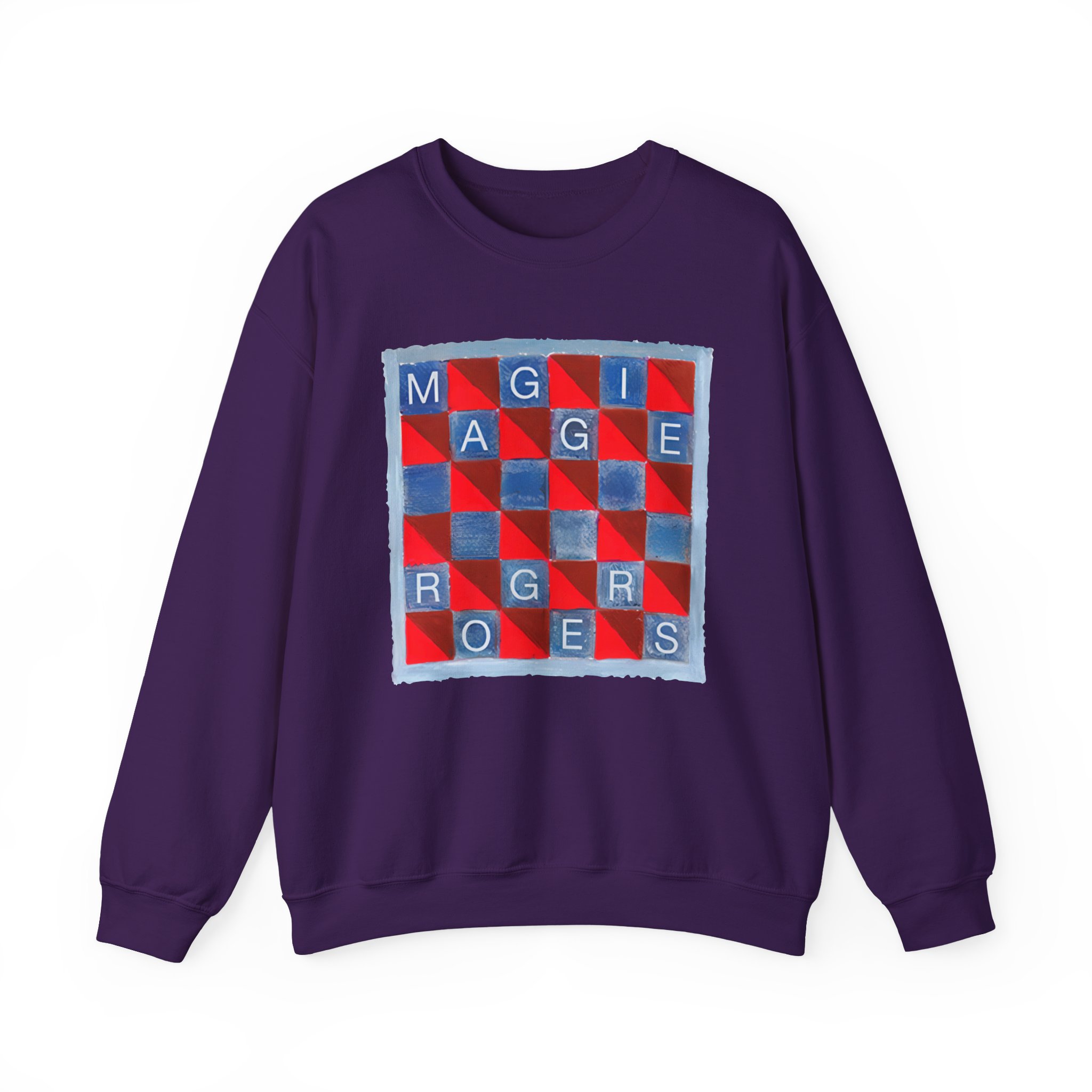 Maggie Rogers Checkmate Unisex Heavy Blendâ„¢ Crewneck Sweatshirt