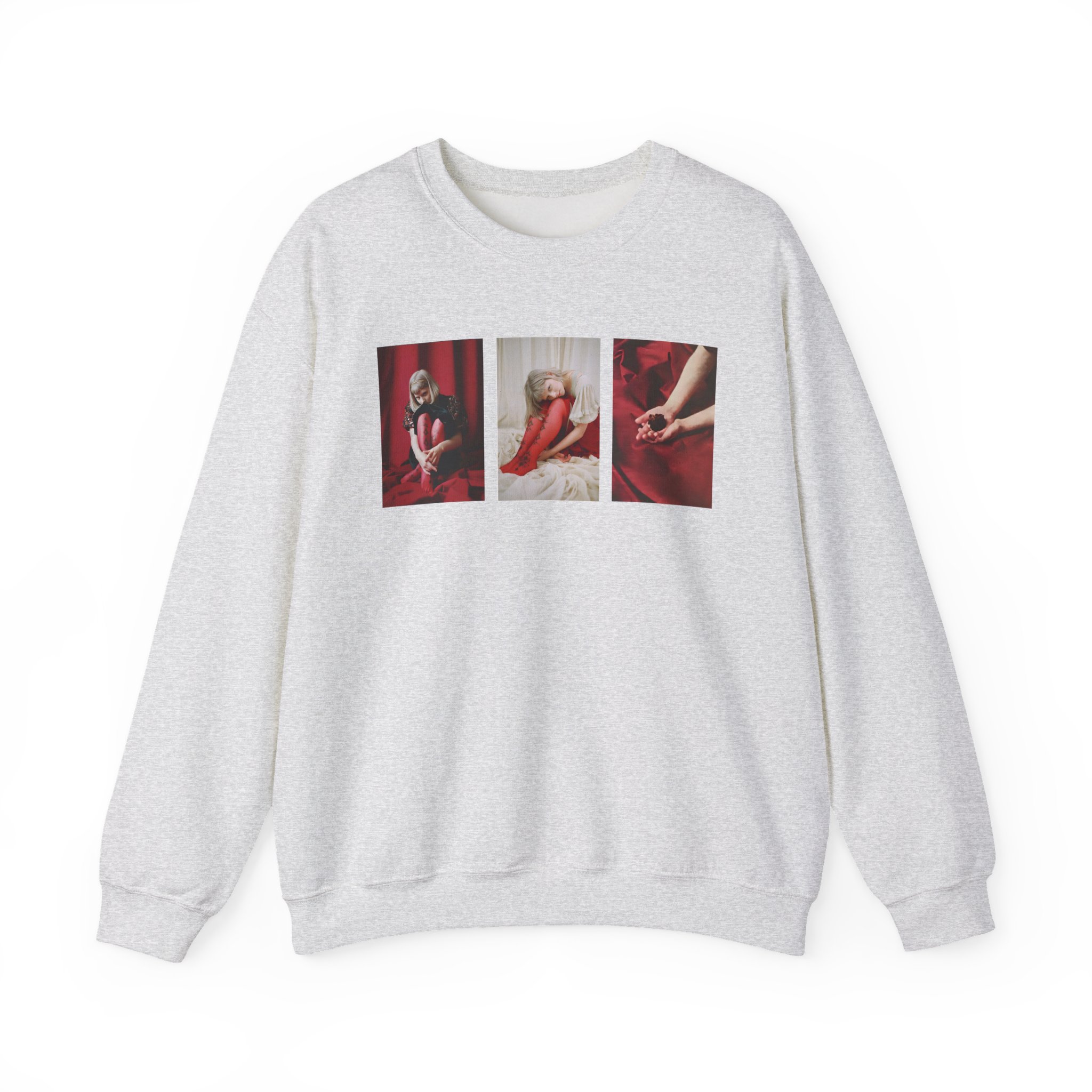 Aurora Triptich Album Art Ecru Unisex Heavy Blendâ„¢ Crewneck Sweatshirt