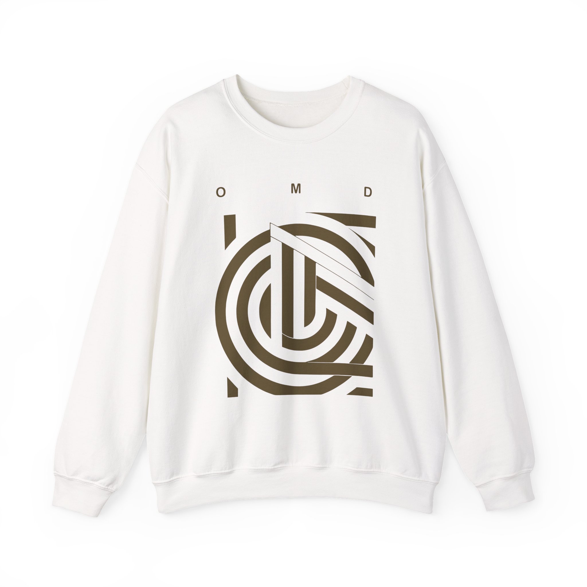 Omd Souvenir Bronze Lines Unisex Heavy Blendâ„¢ Crewneck Sweatshirt