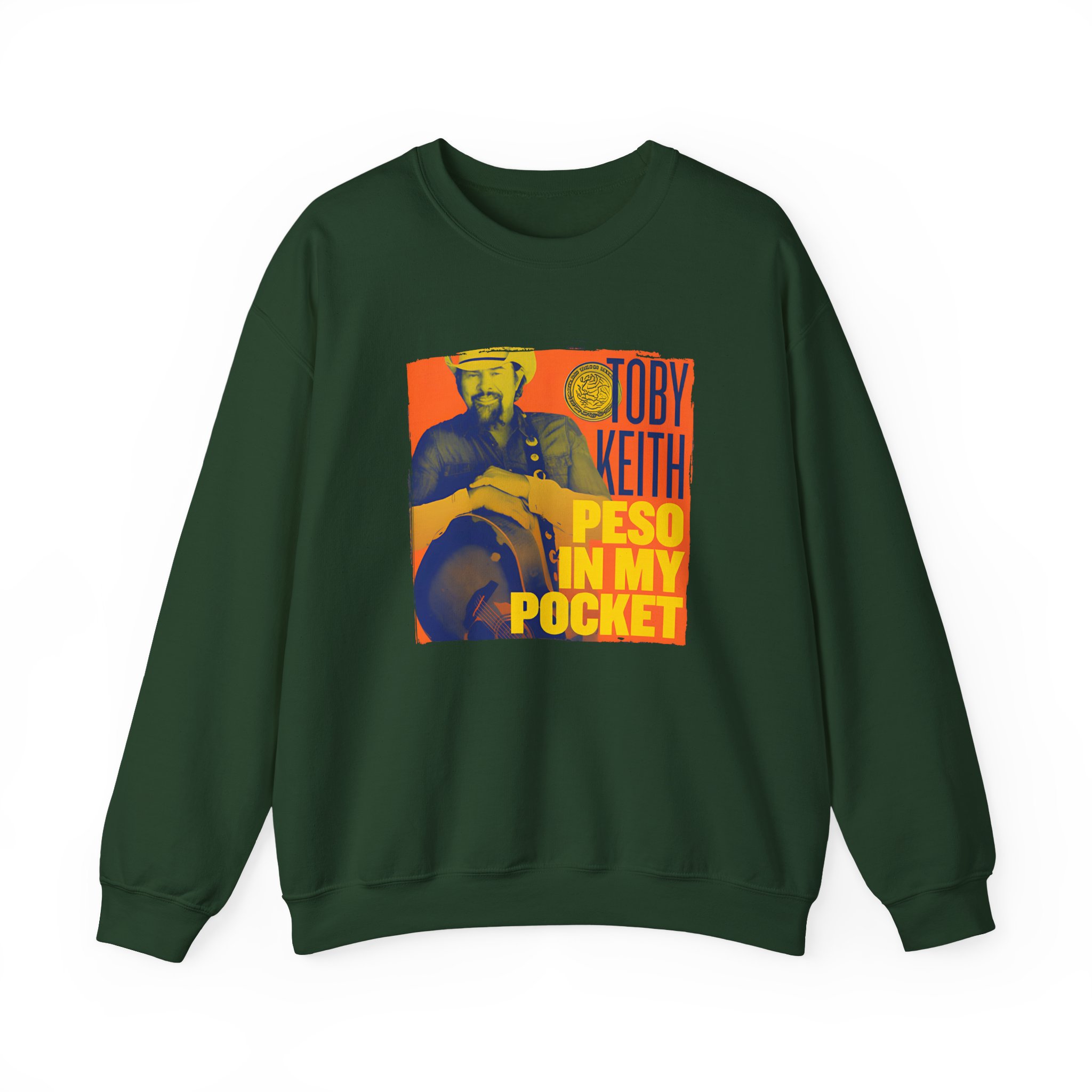 Toby Keith Peso in My Pocket Unisex Heavy Blendâ„¢ Crewneck Sweatshirt
