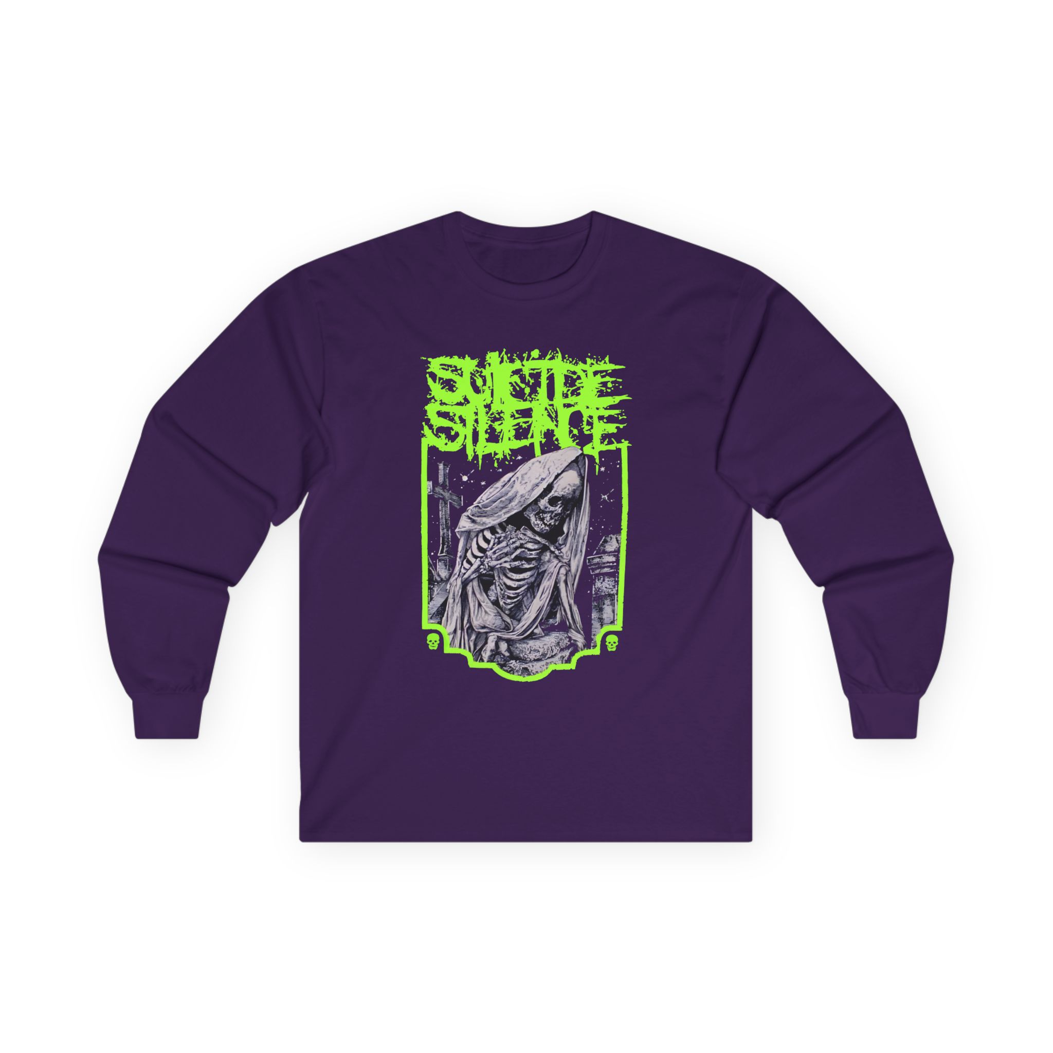 Suicide Silence Unanswered Neon Unisex Ultra Cotton Long Sleeve Tee